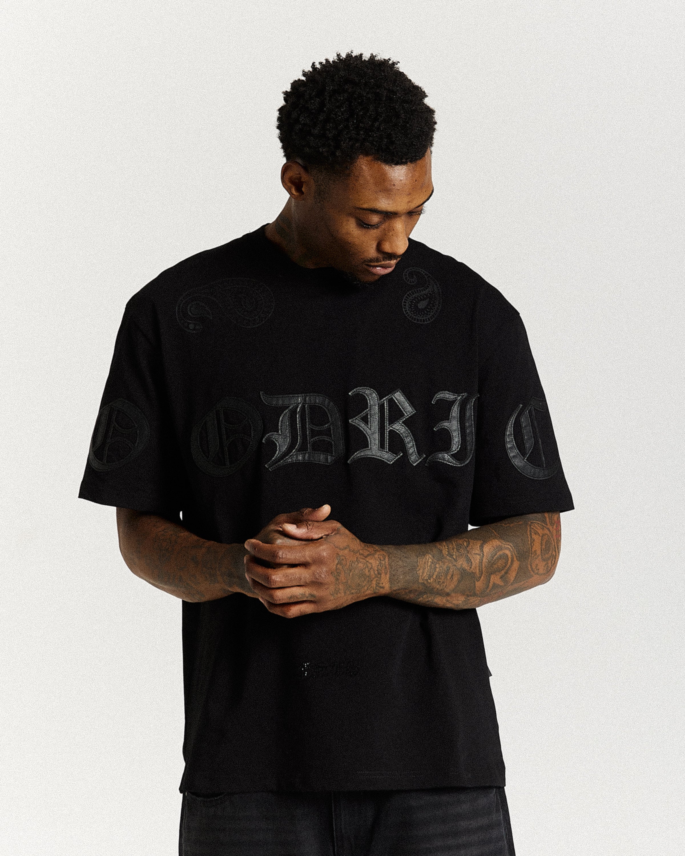Inkline Oversized T-Shirt - Black - Image 4