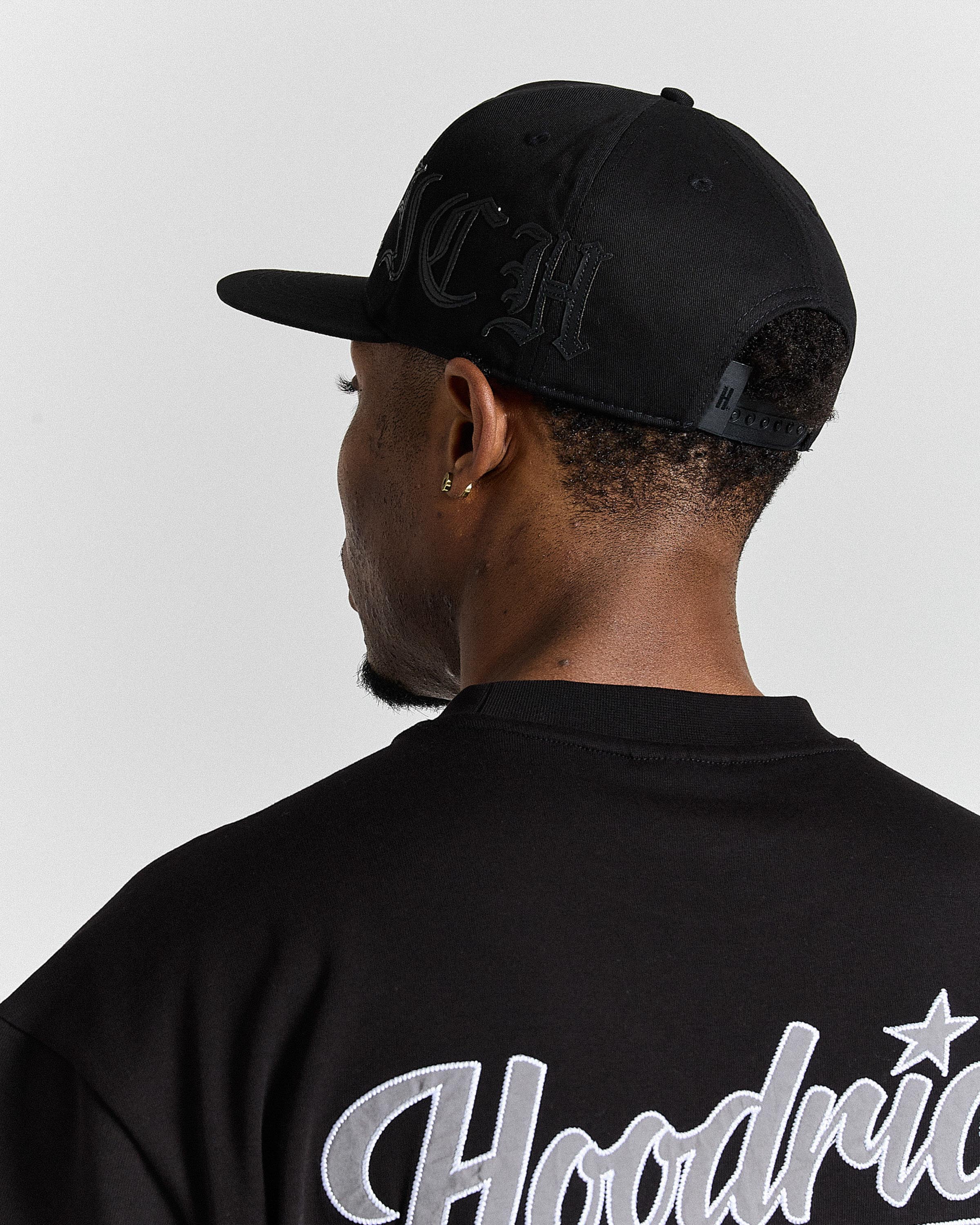 Inkline Snapback Cap - Black - Image 7