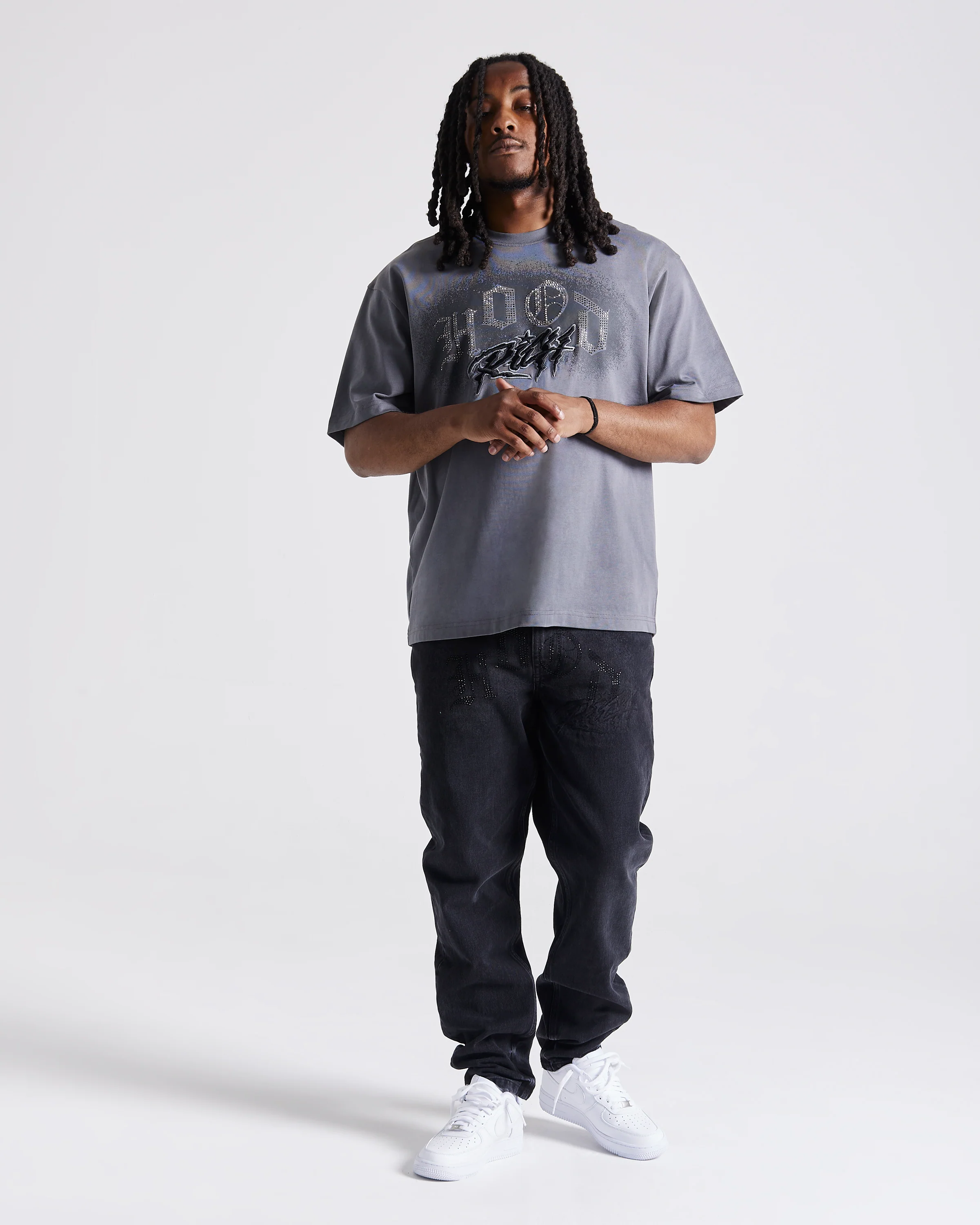 Iron Denim Jeans - Washed Black - Image 2