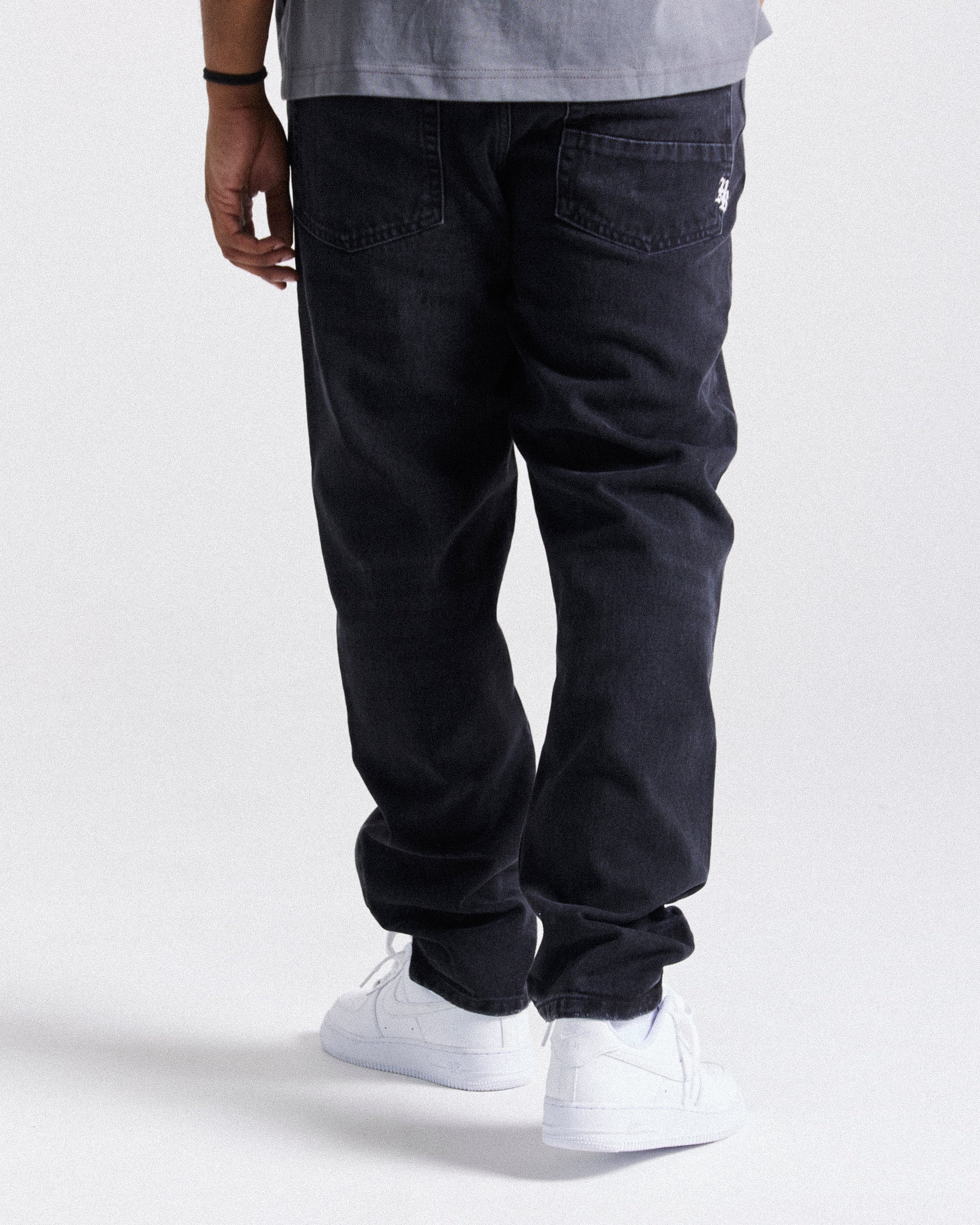 Iron Denim Jeans - Washed Black - Image 6