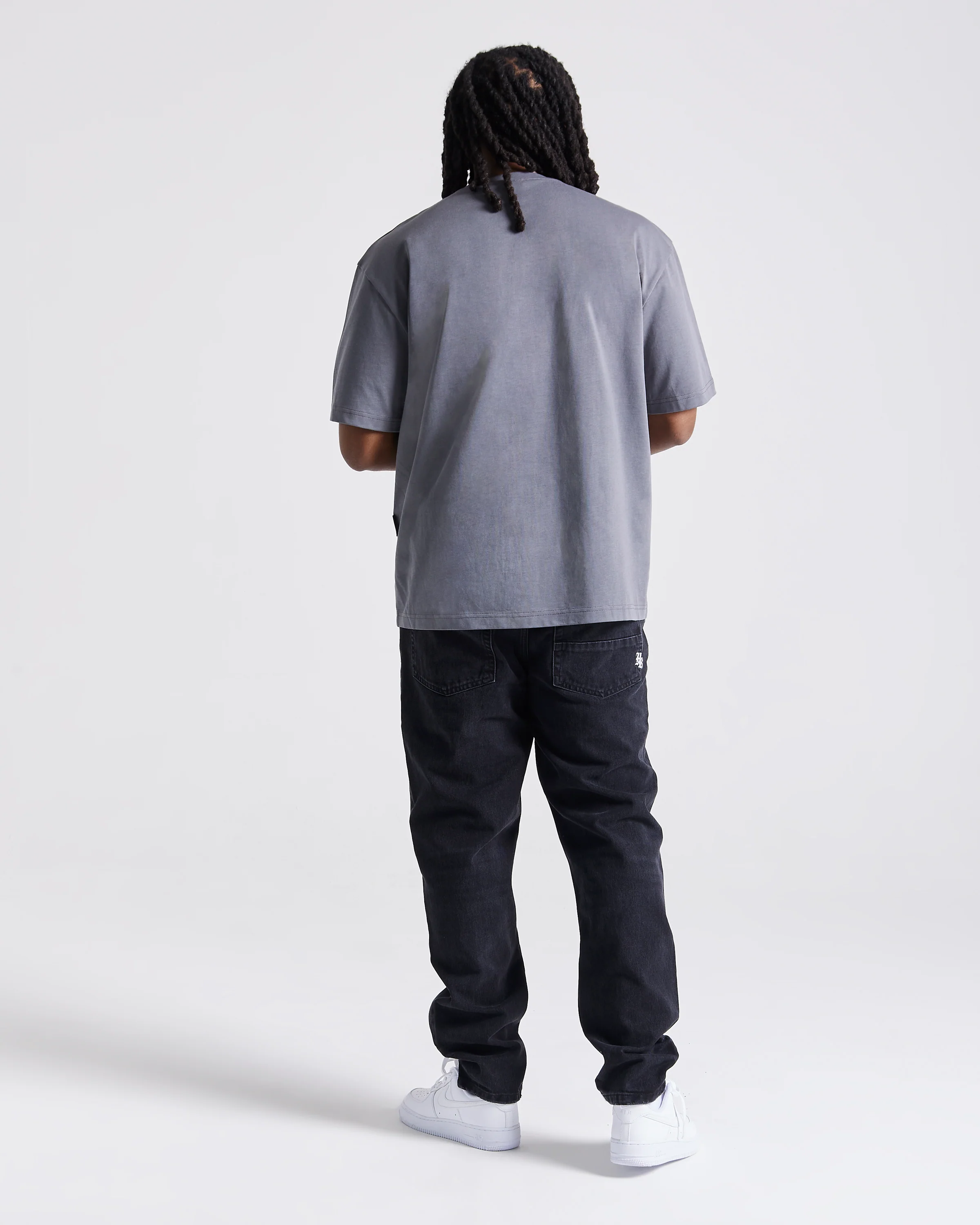 Iron Denim Jeans - Washed Black - Image 8