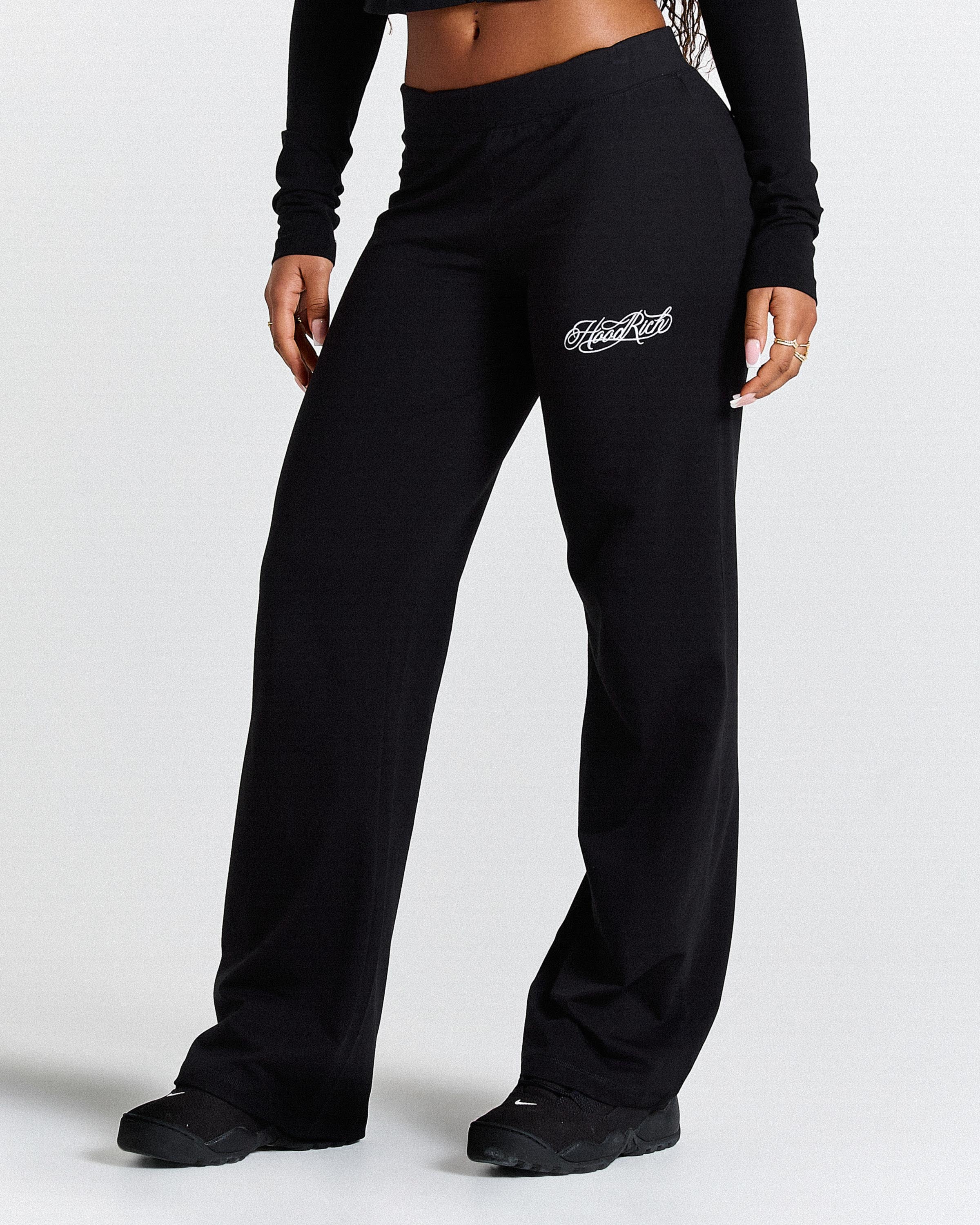 Kai Camo Slim Pants - Black/Camo/White