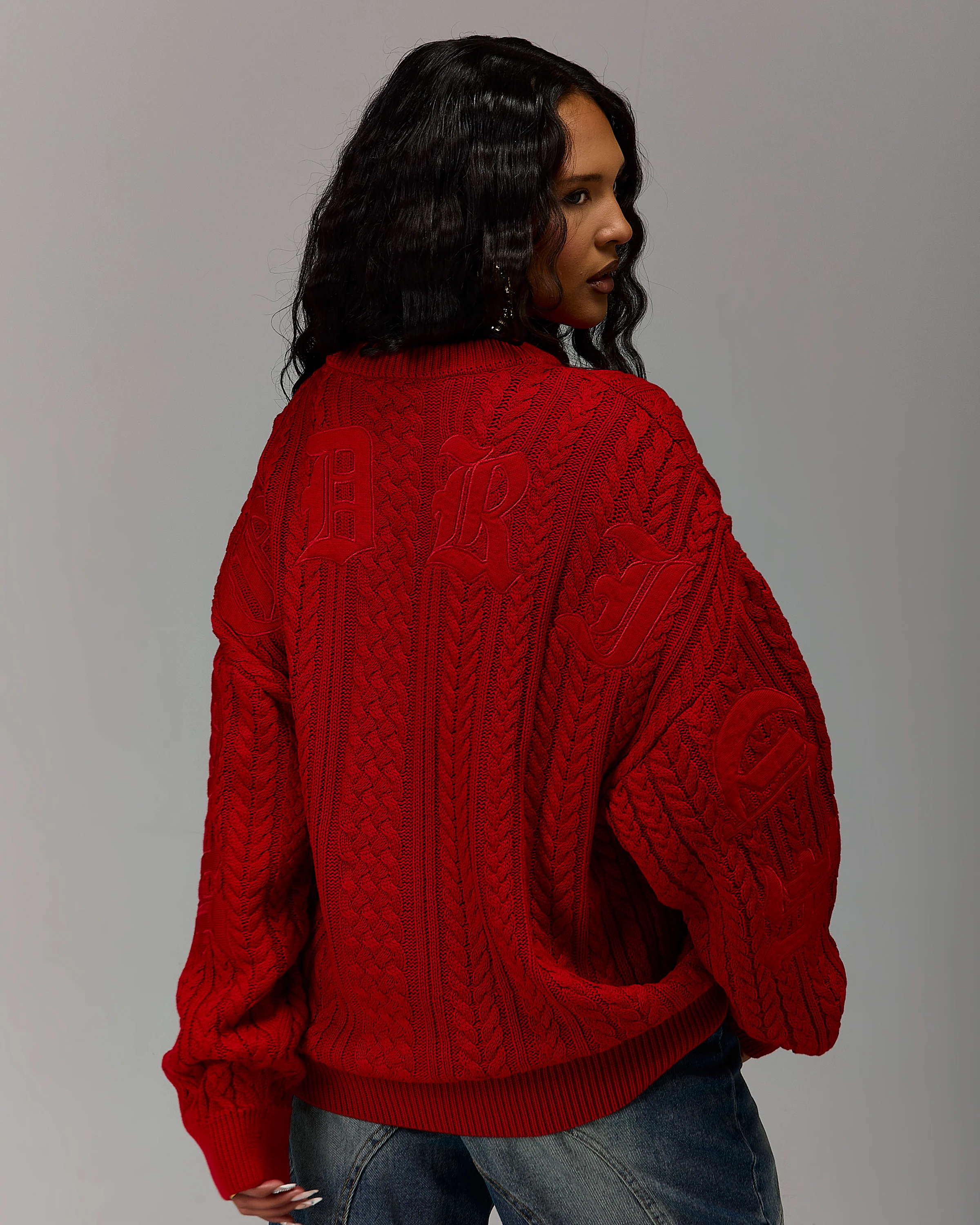 The Winner's Circle Knitwear Sweater - Fiery Red - Image 10