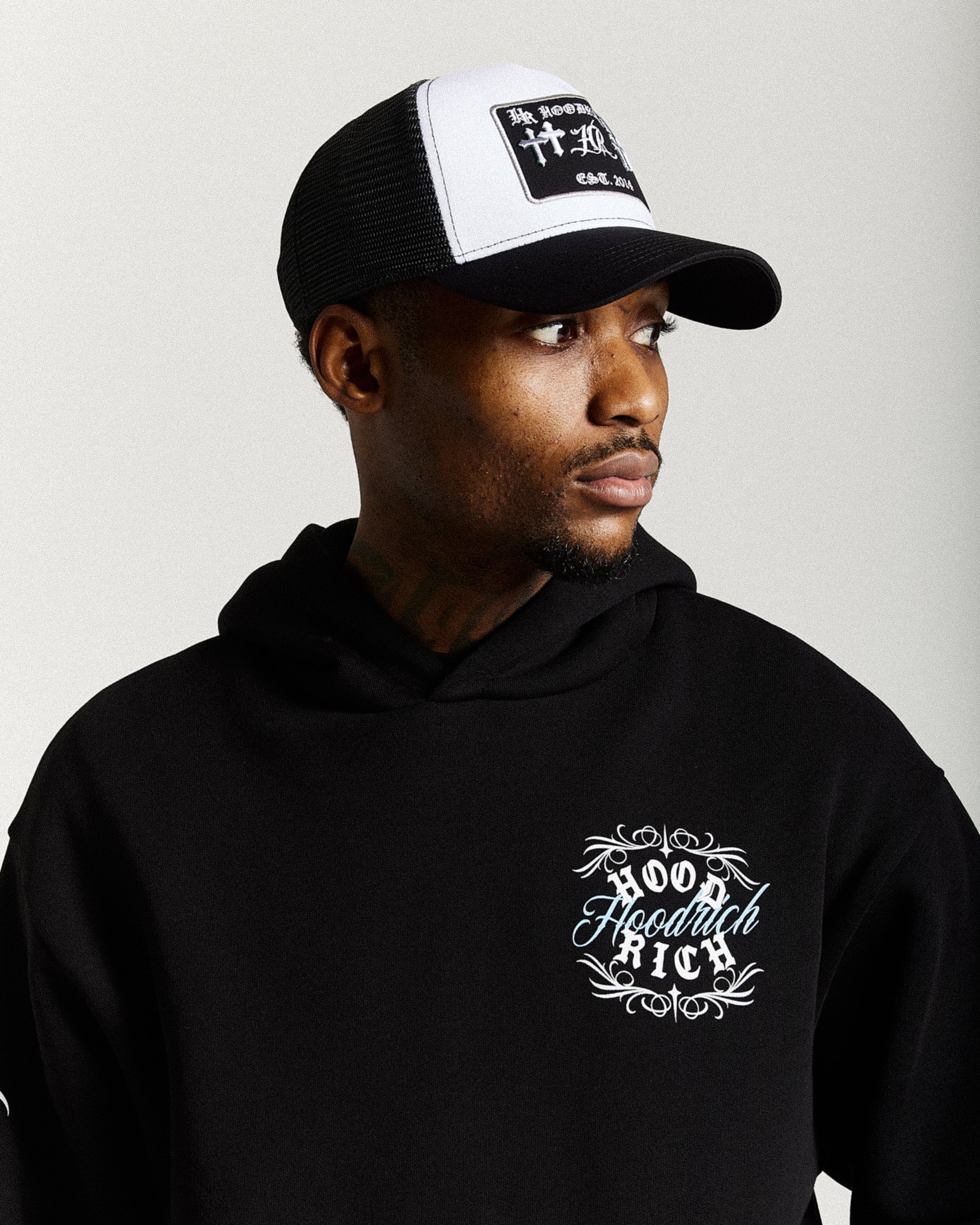 Legacy Trucker Cap - Black/White - Image 3