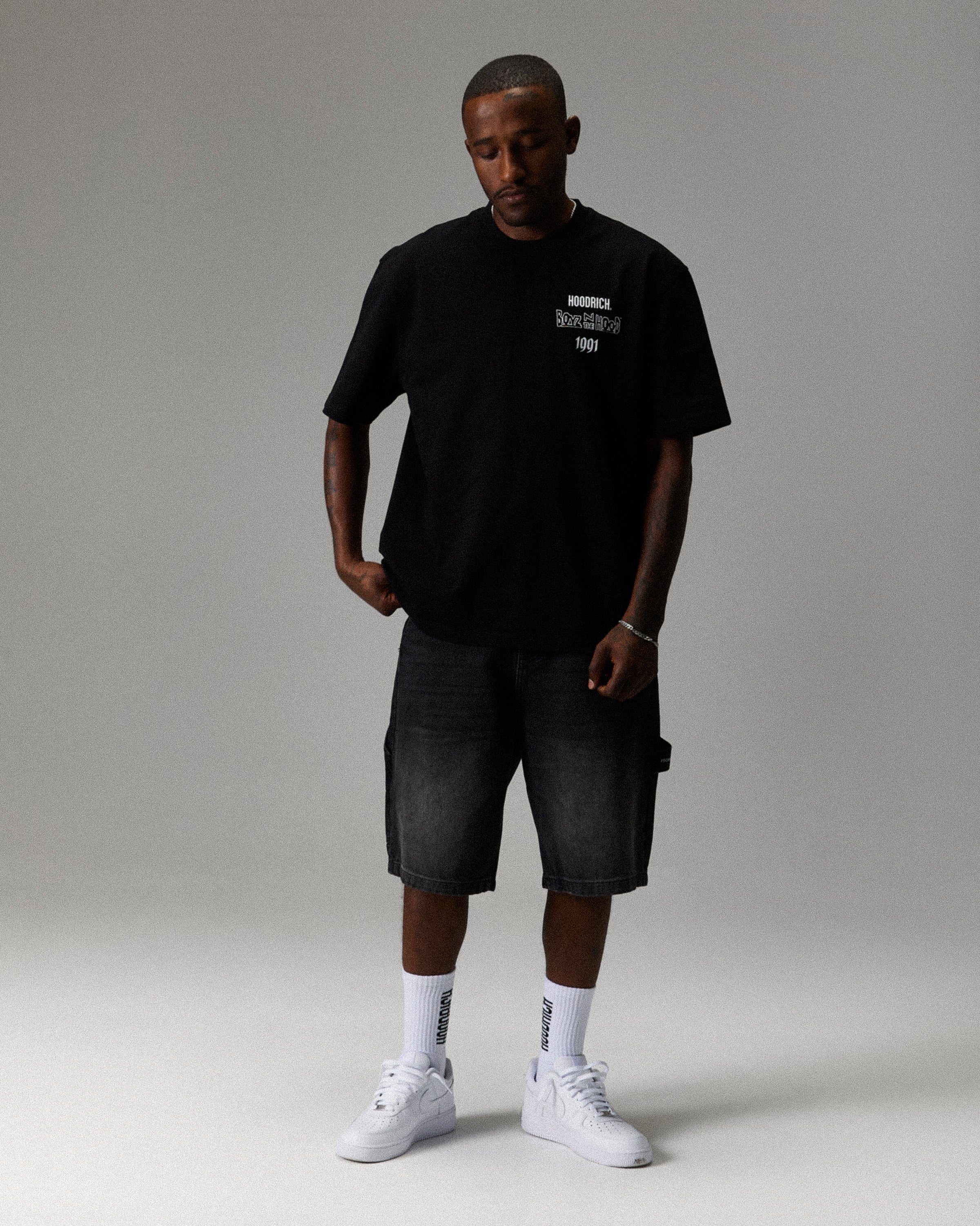 Legend Boyz N The Hood T-Shirt - Black/Grey - Image 4