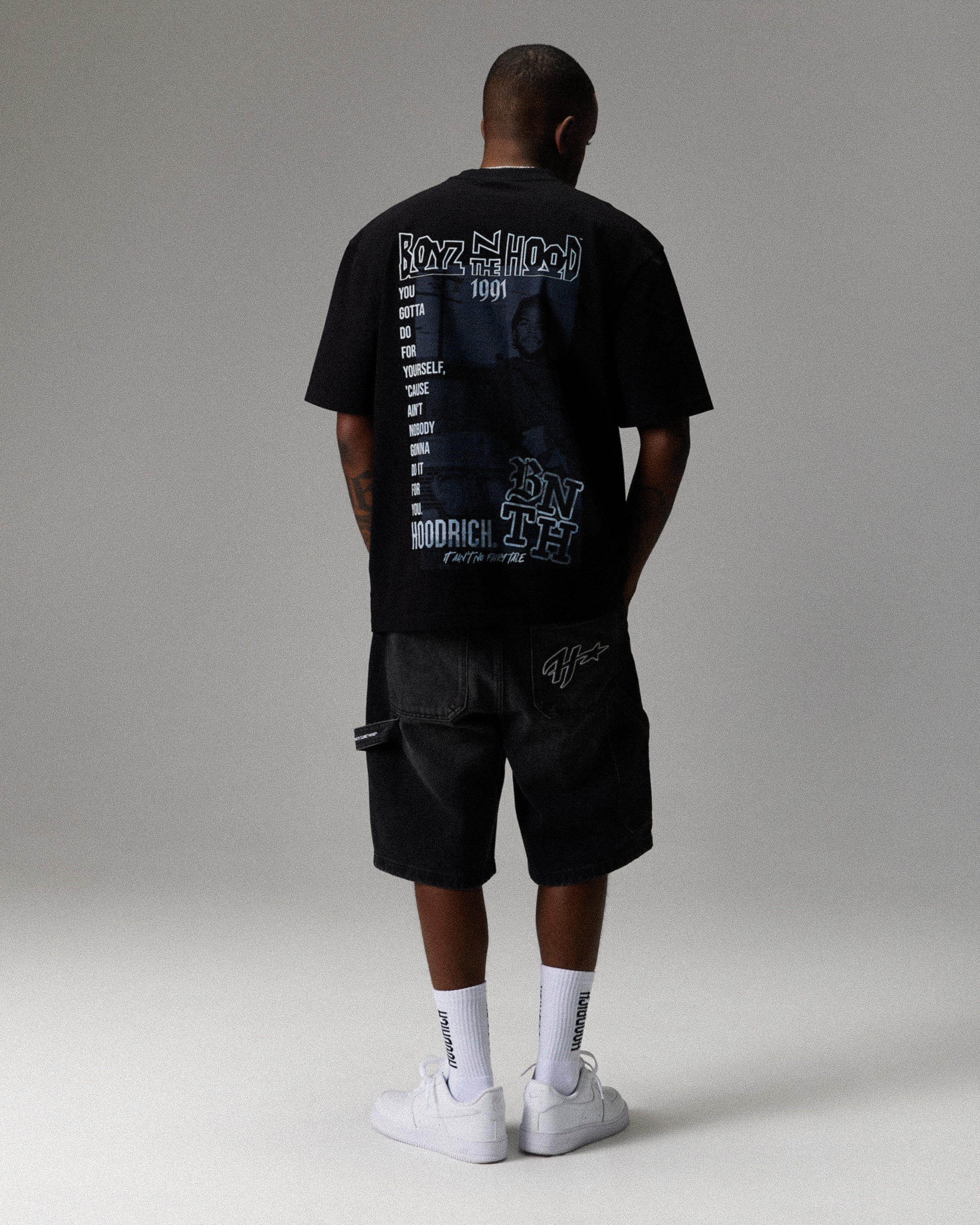 Legend Boyz N The Hood T-Shirt - Black/Grey - Image 5