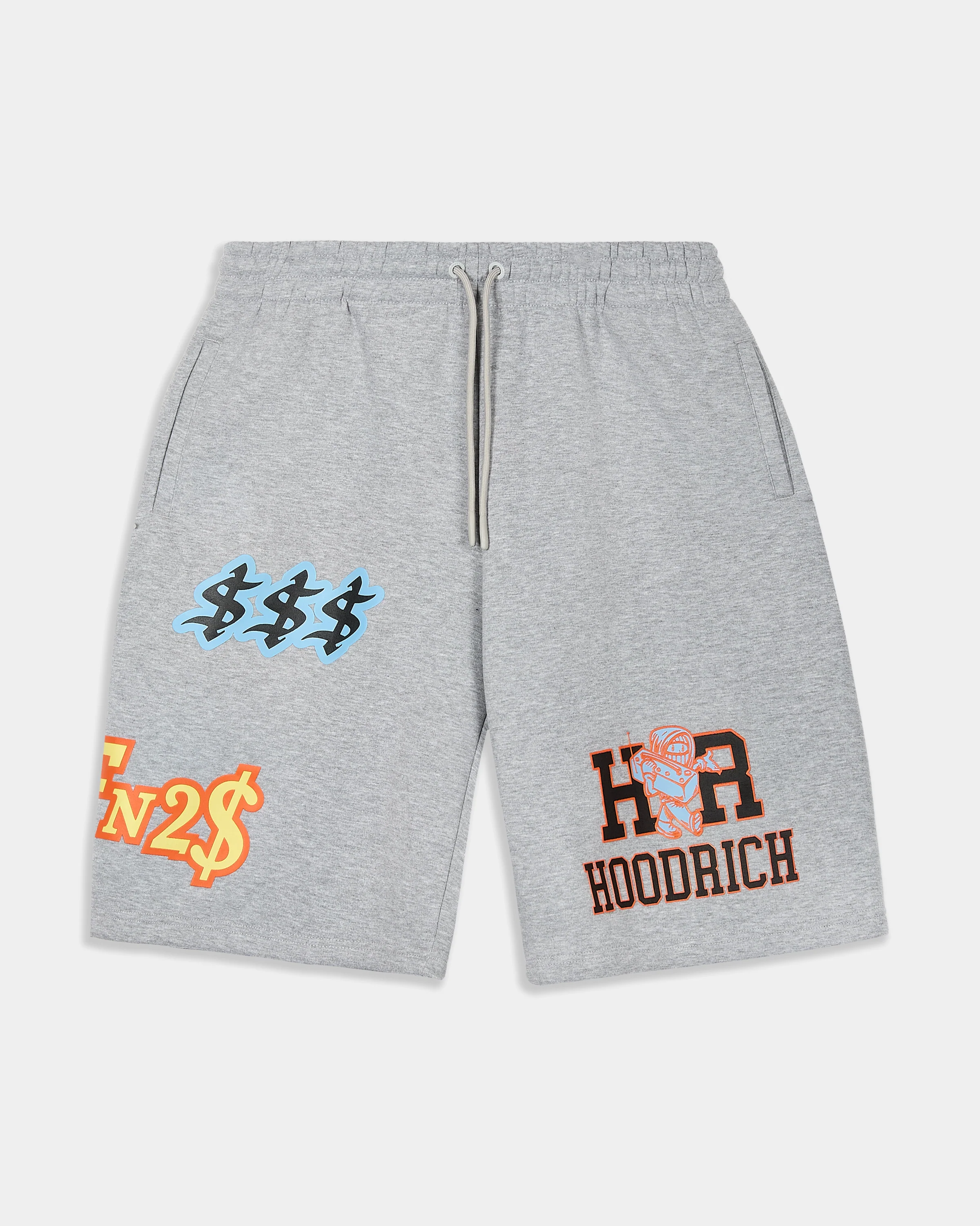 Loony Oversized Shorts - Dark Grey/White - Image 11