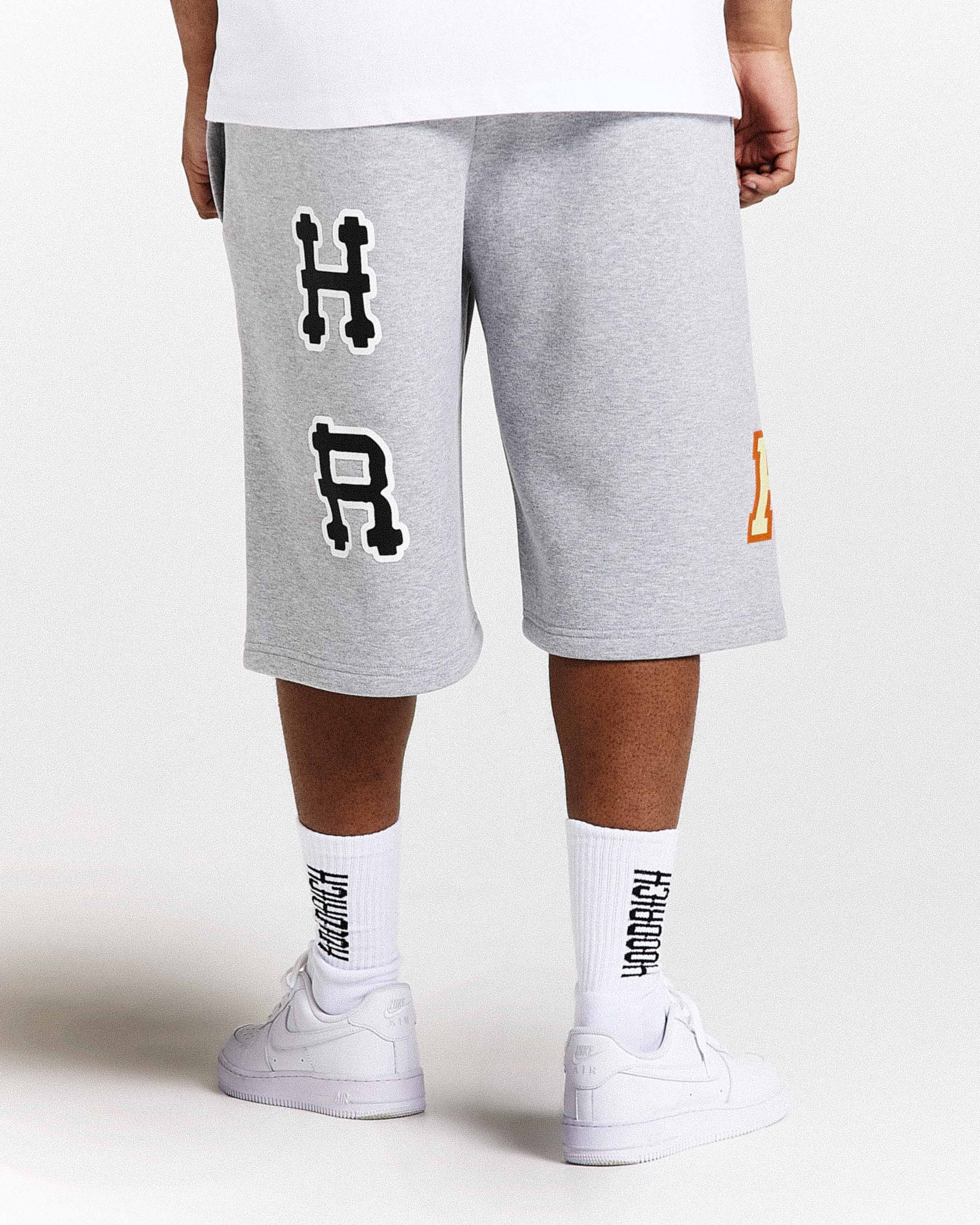 Loony Oversized Shorts - Dark Grey/White - Image 9