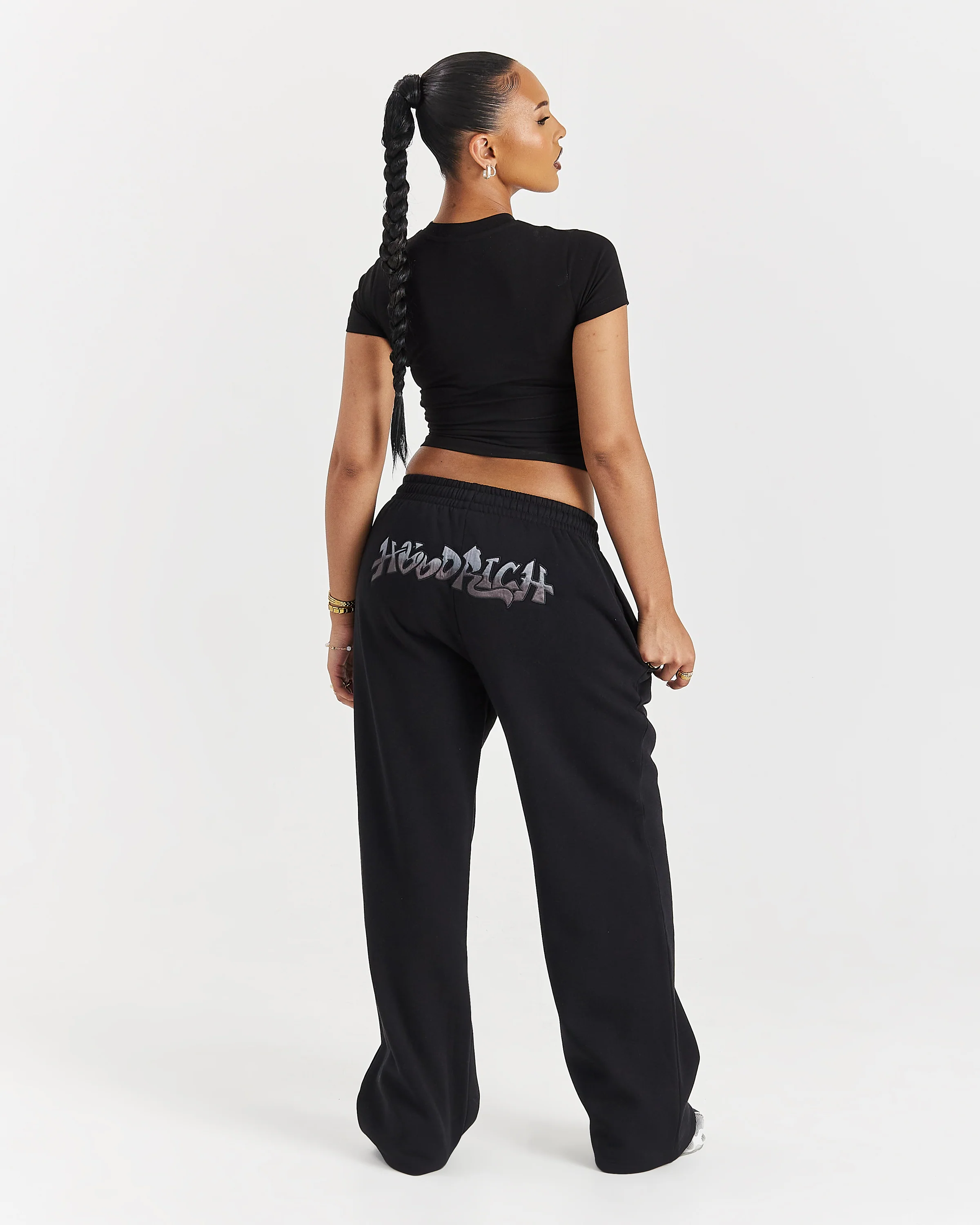 Lucky Fitted Tee - Black/Grey - Image 3