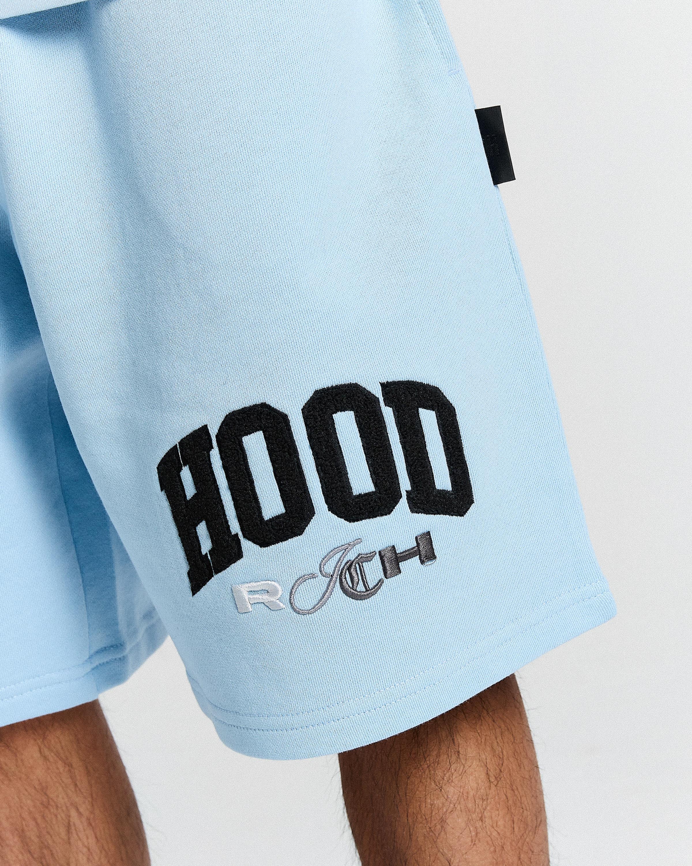 Merit Oversized Shorts - Blue/Black/White - Image 4