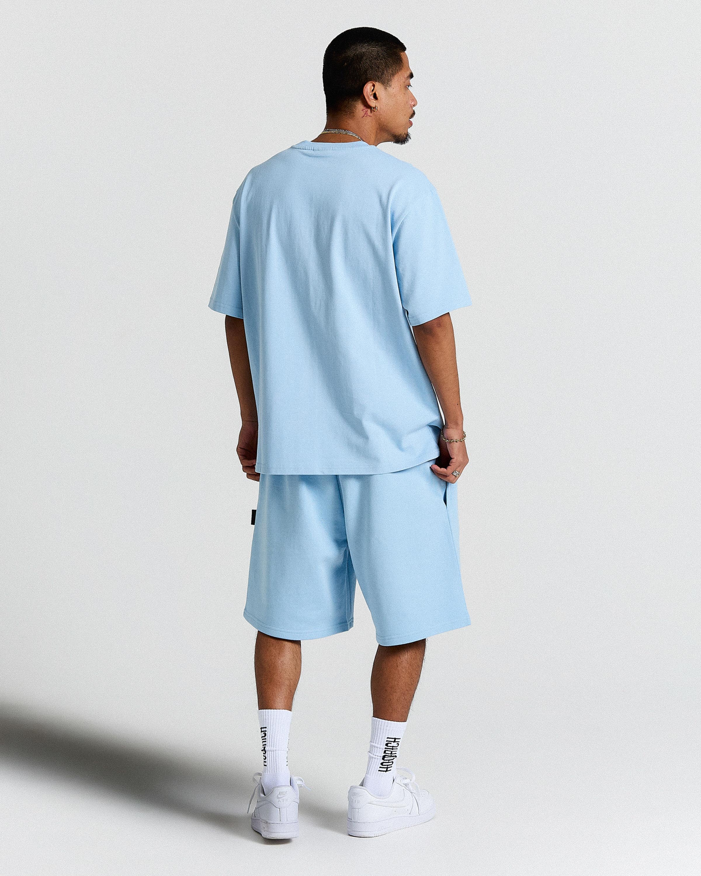 Merit Oversized Shorts - Blue/Black/White - Image 5