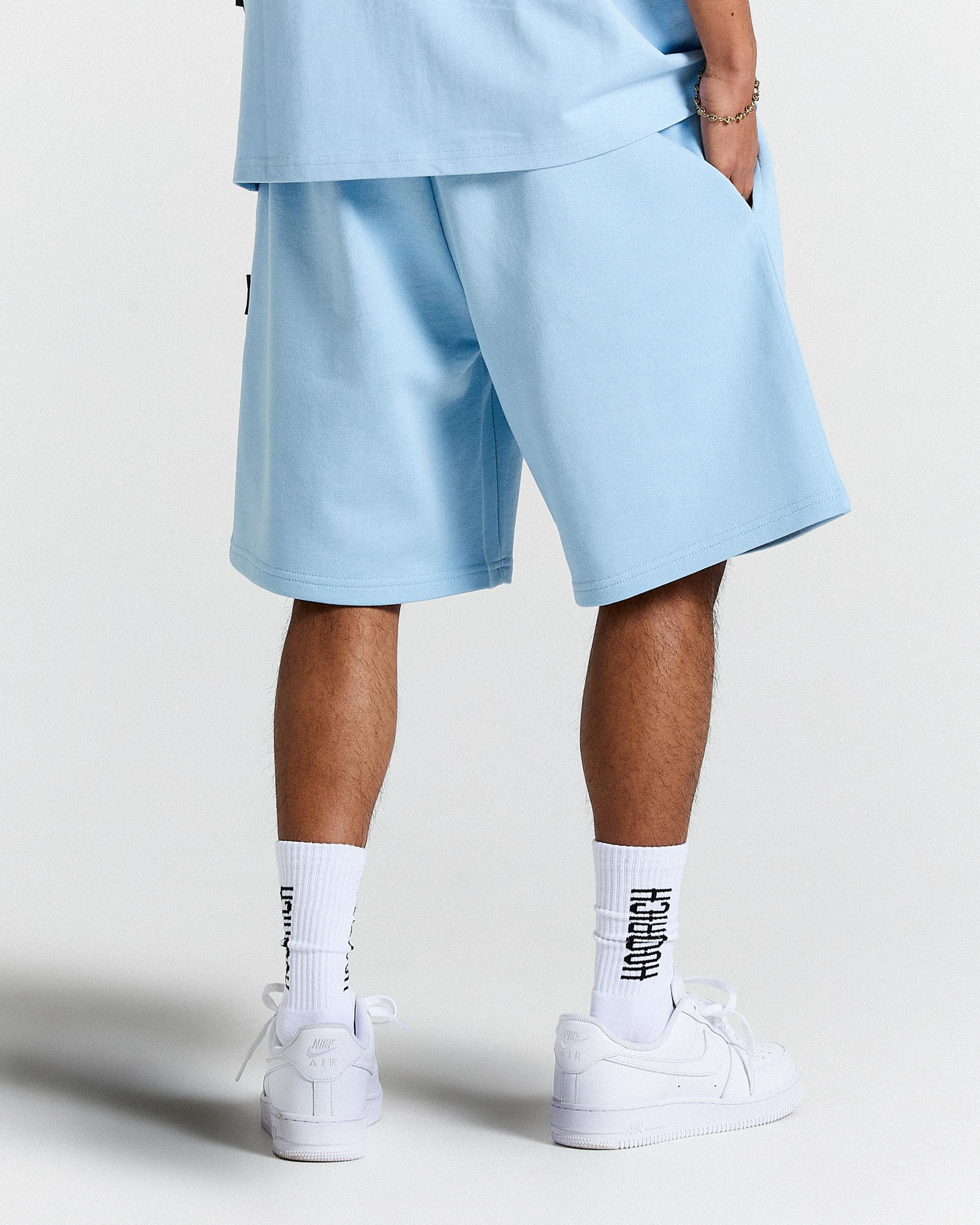 Merit Oversized Shorts - Blue/Black/White - Image 6