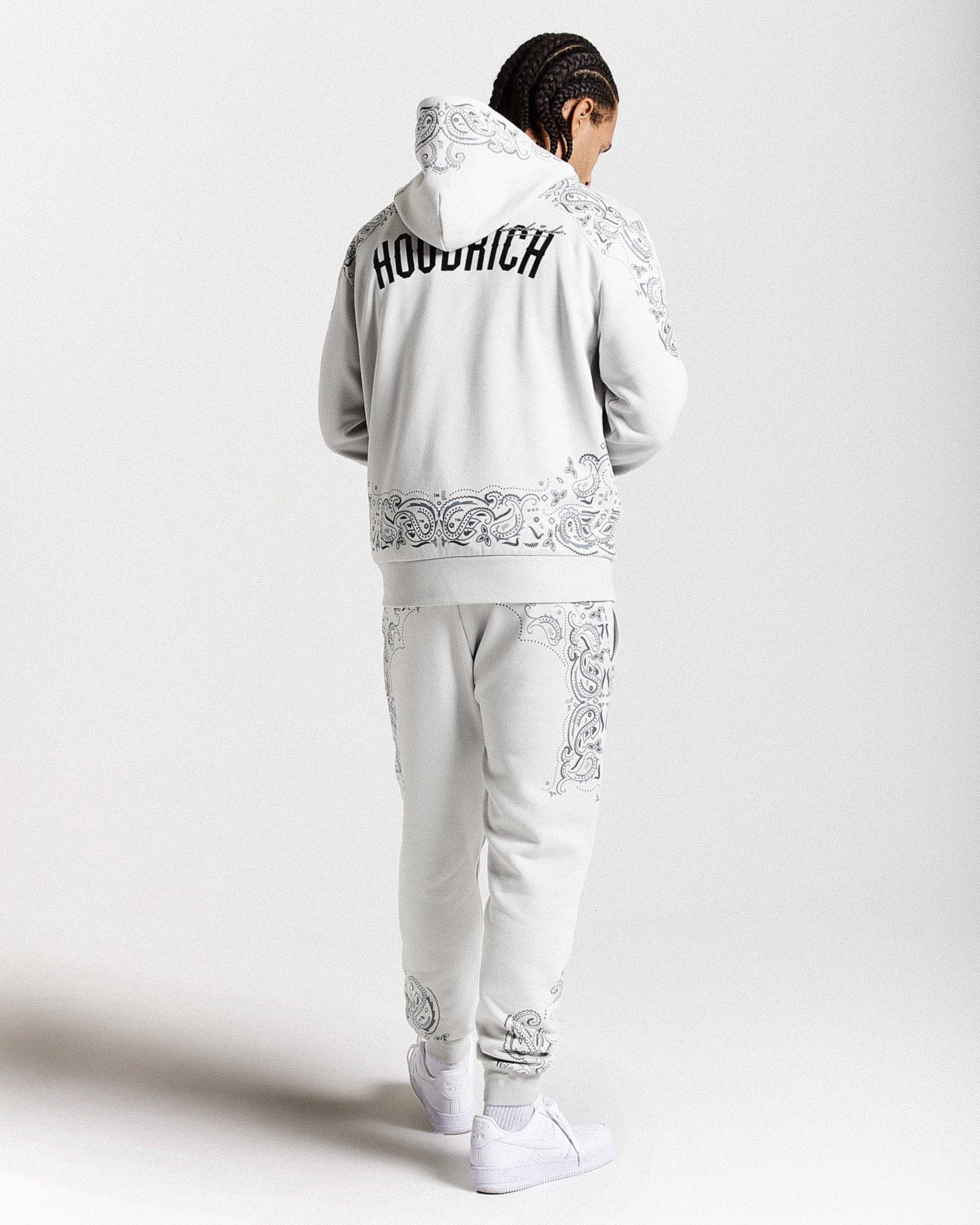 Motif Hoodie - Light Grey/Black - Image 4