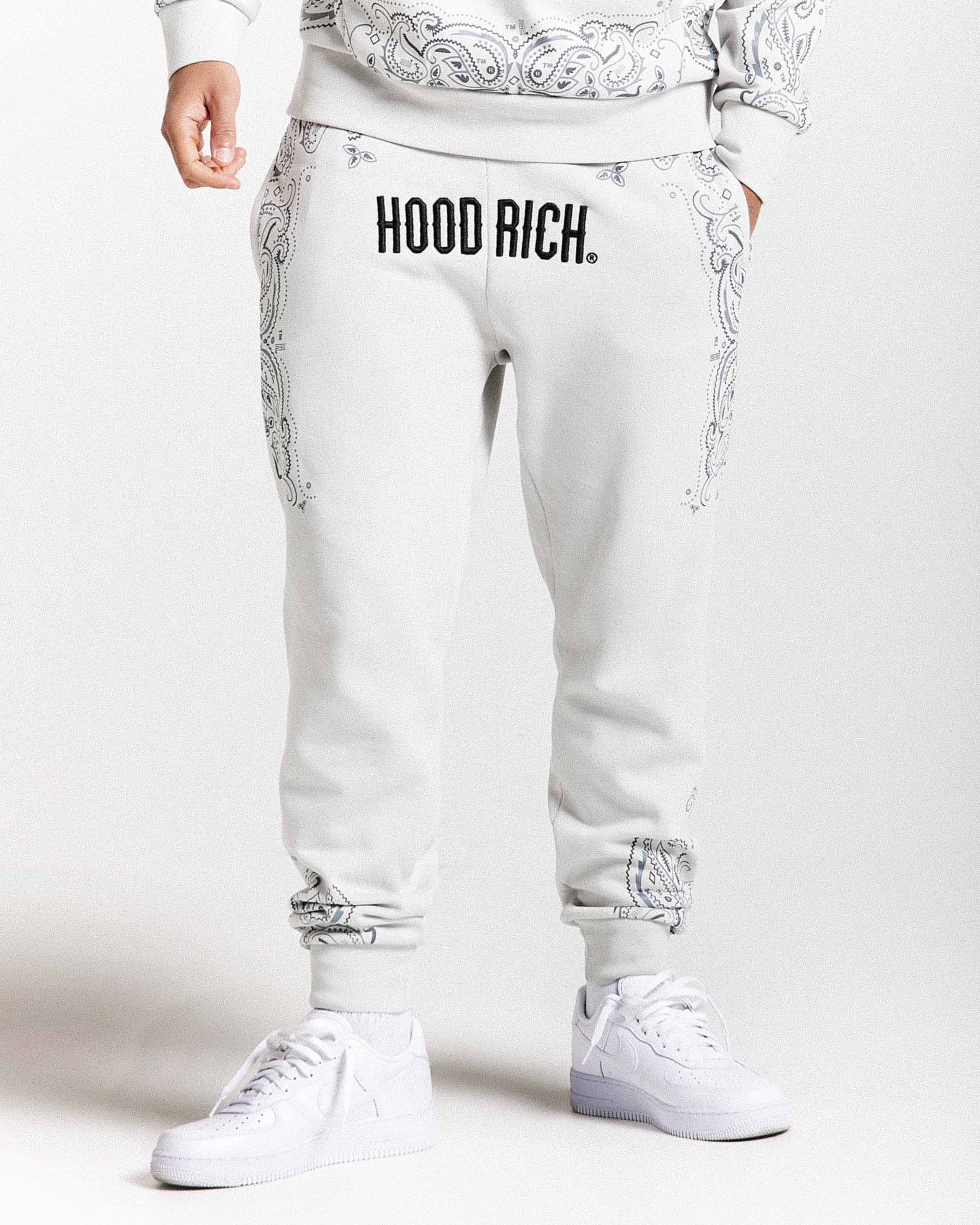 Motif Joggers - Light Grey/Black - Image 6