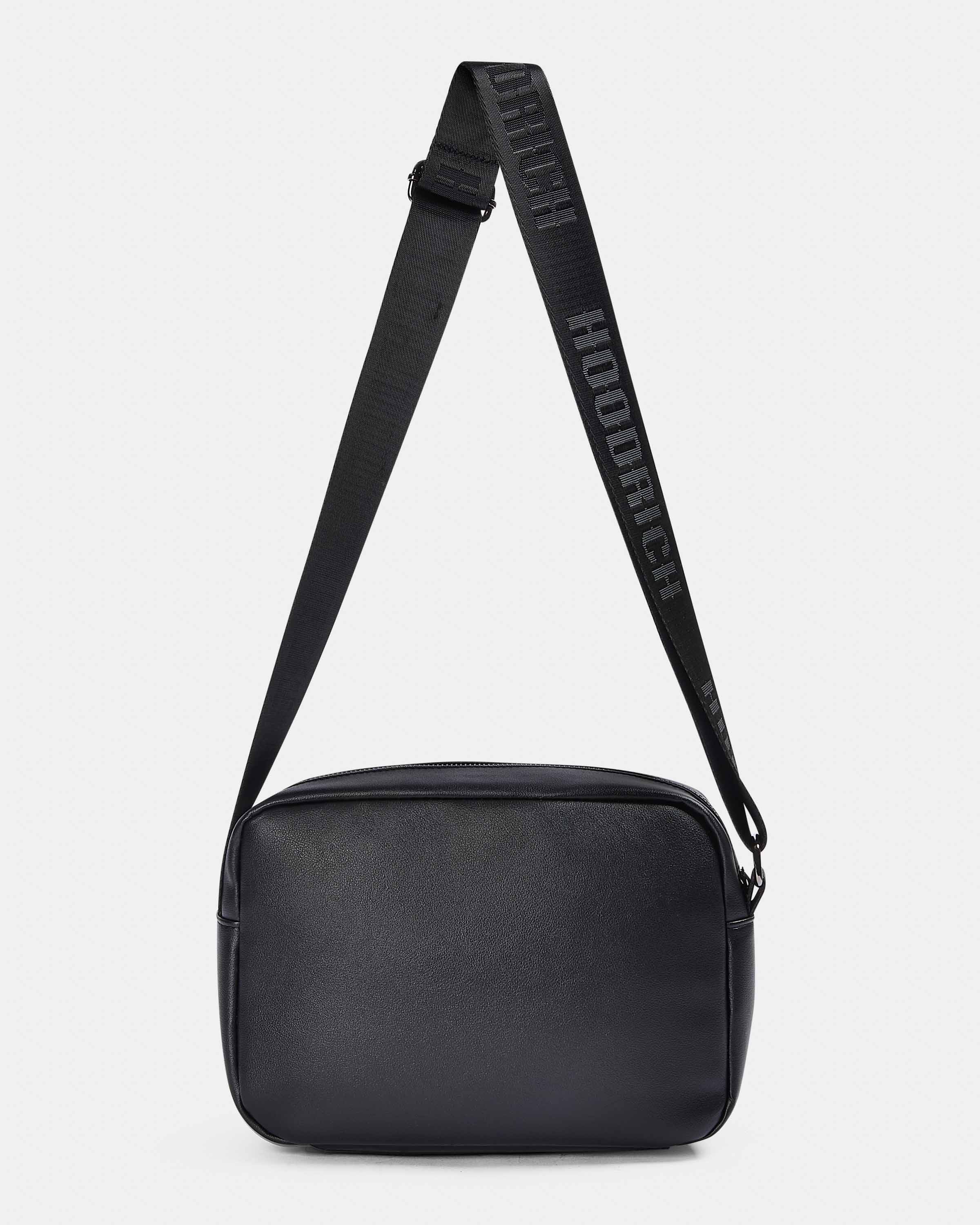 Motif Cross Body Bag - Black/White - Image 8