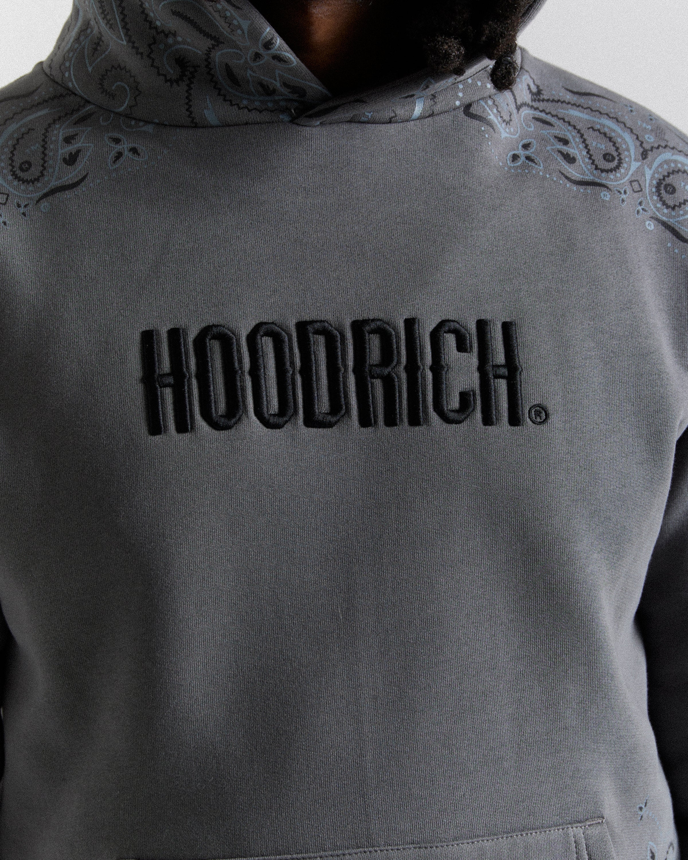 Motif Hoodie - Dark Grey/Black - Image 6