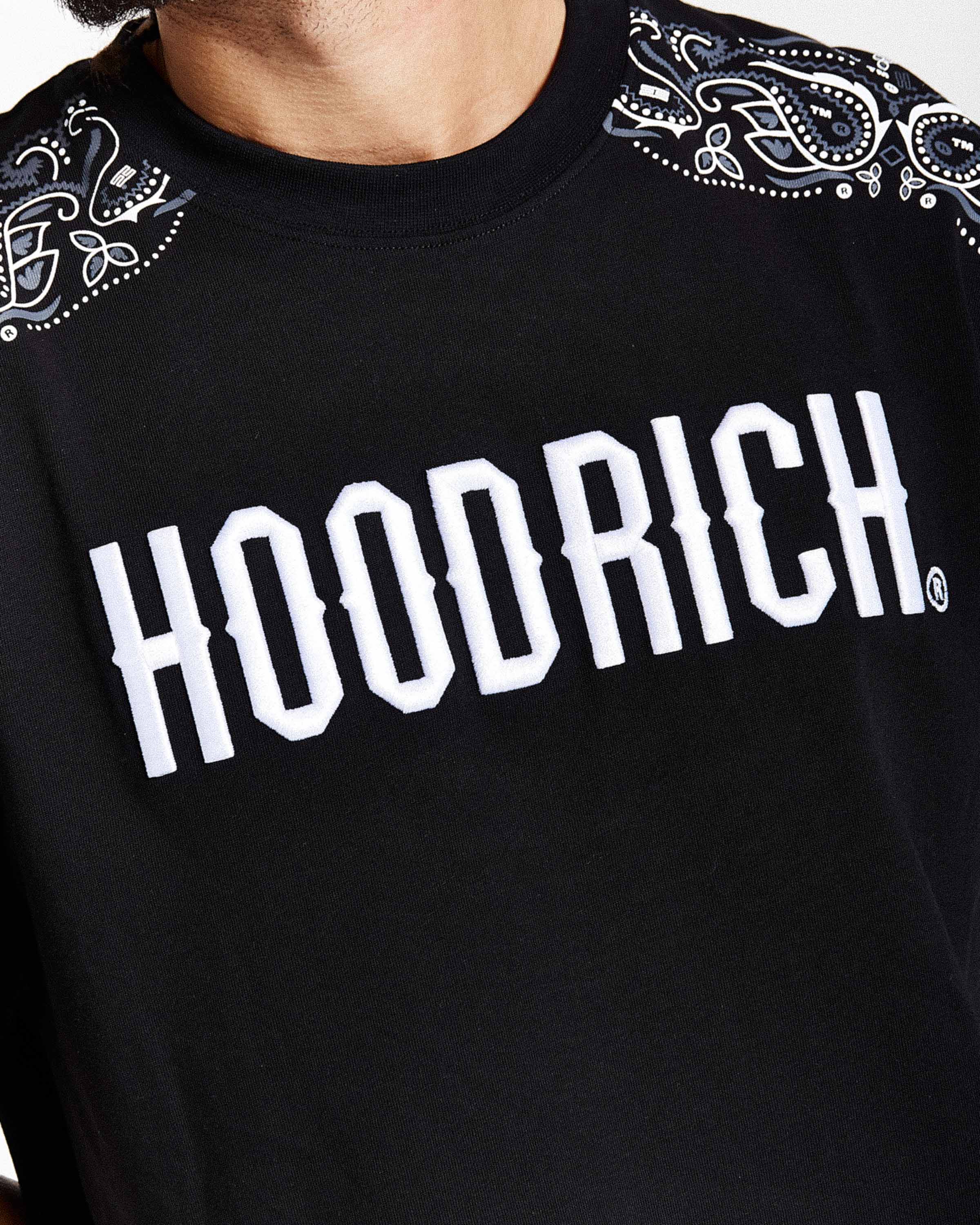 Motif Oversized T-Shirt - Black/White/Grey - Image 6