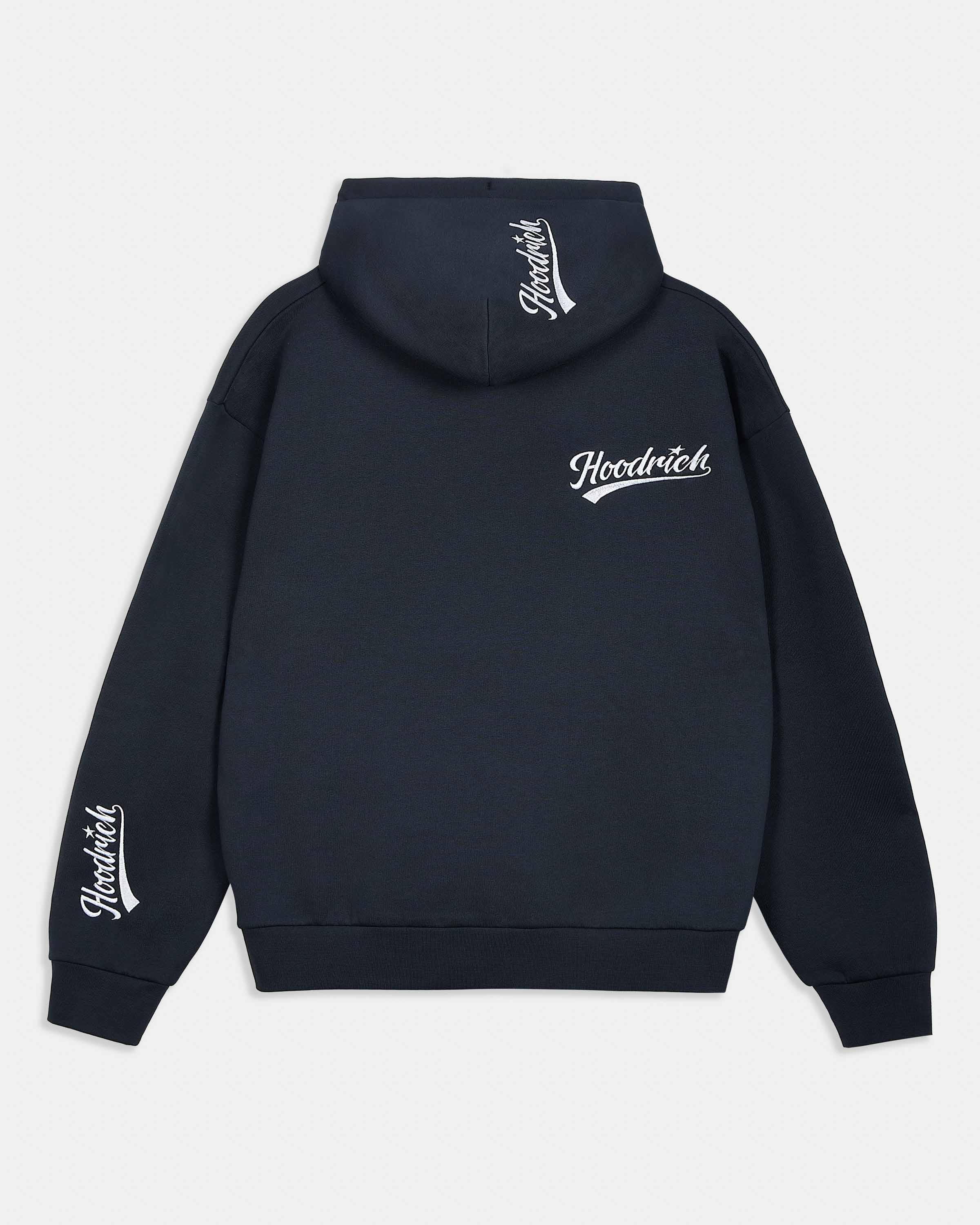 Multi Stade Oversized Hoodie - Navy/White - Image 4