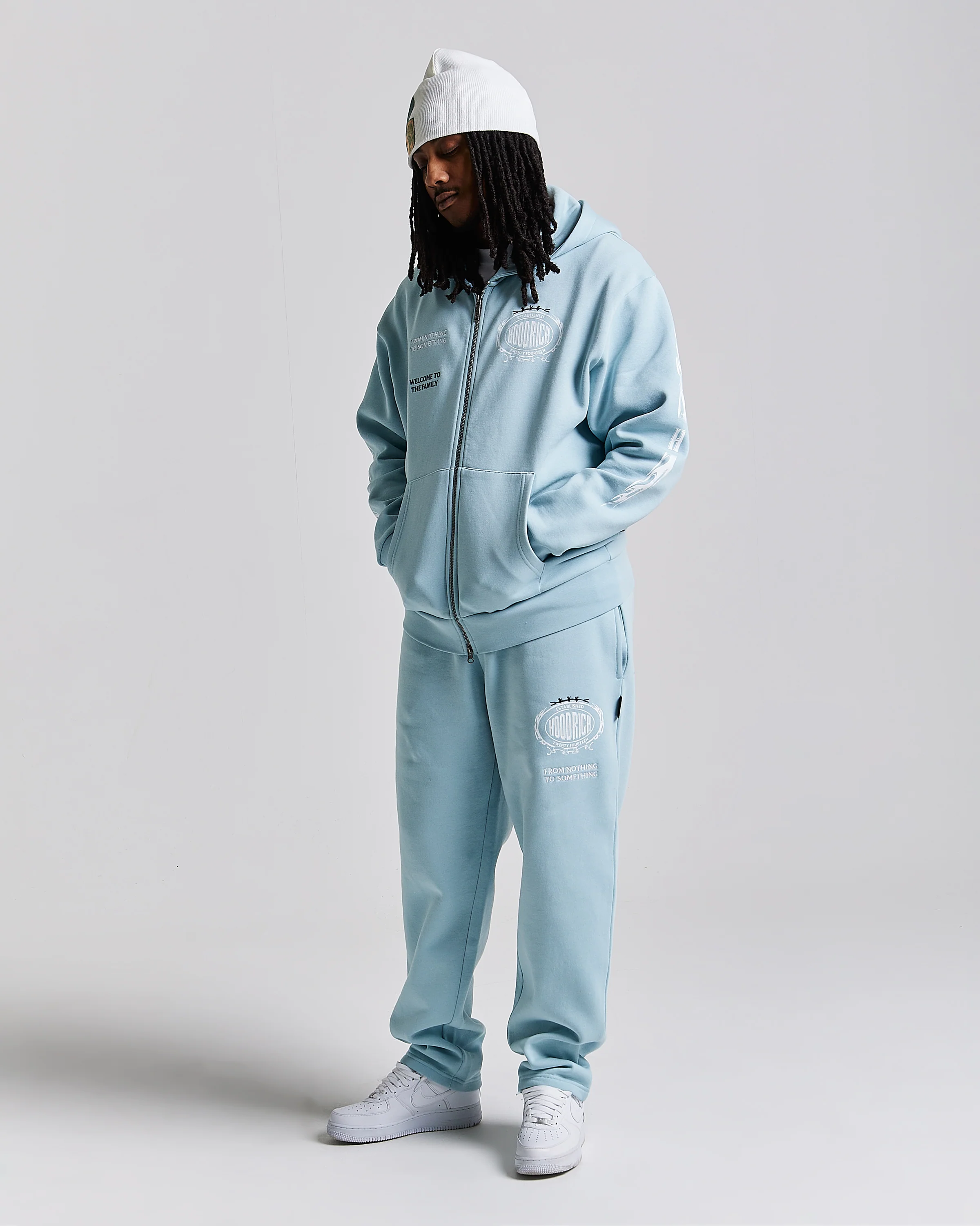 Noir Oversized Jogger - Blue/White - Image 4