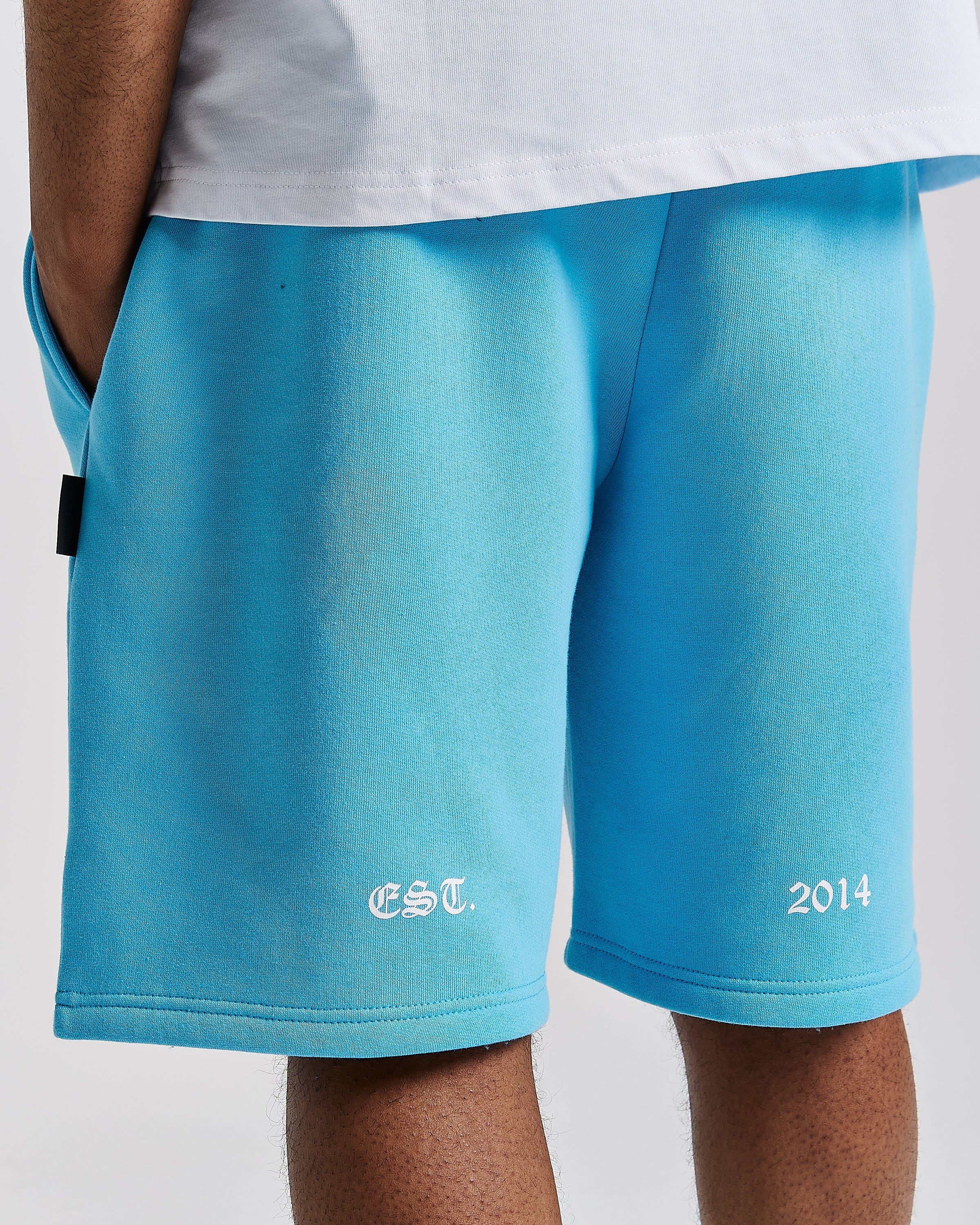 Noir Oversized Shorts - Blue/White/Black - Image 4