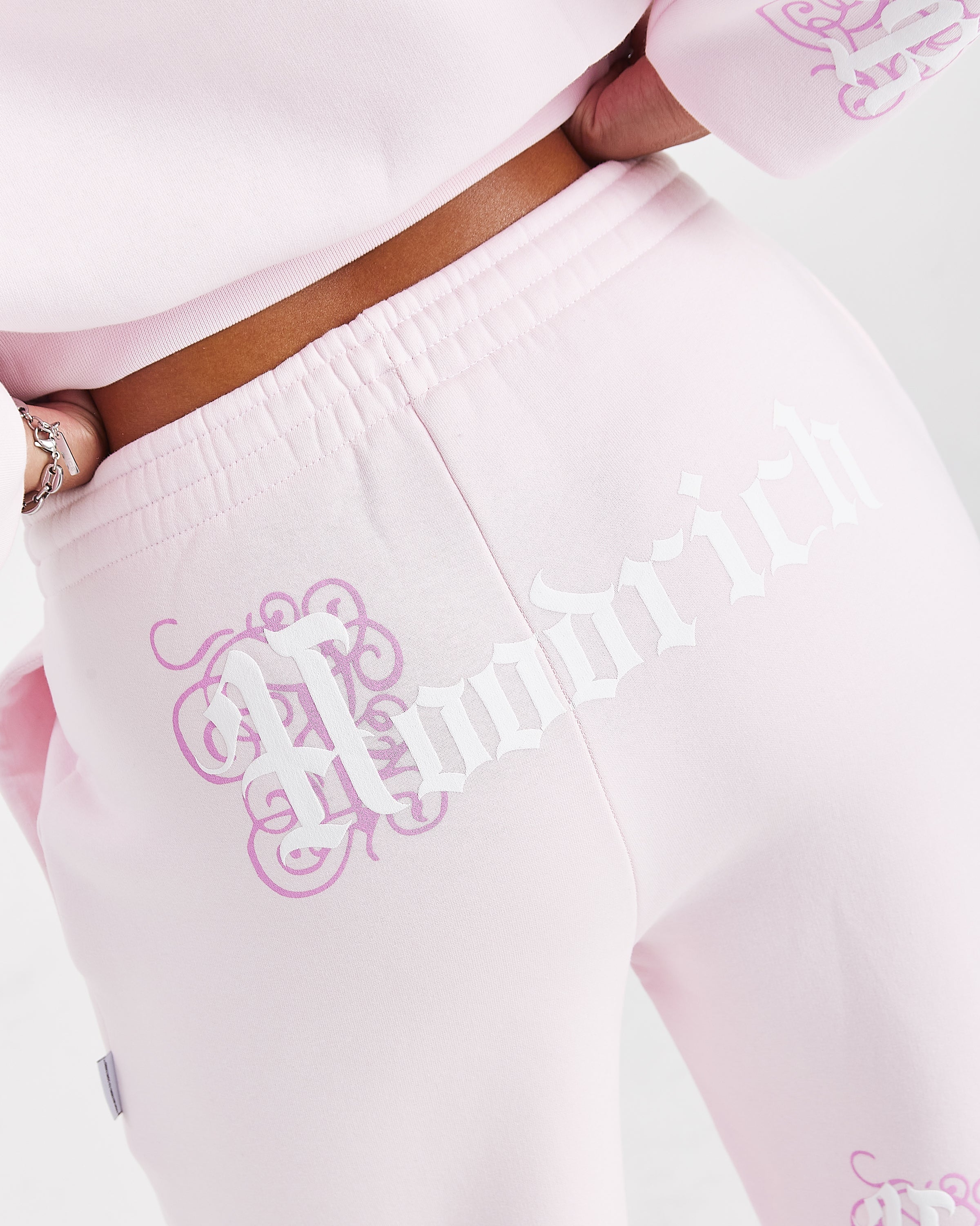 Onyx Oversized Joggers - Pink - Image 3