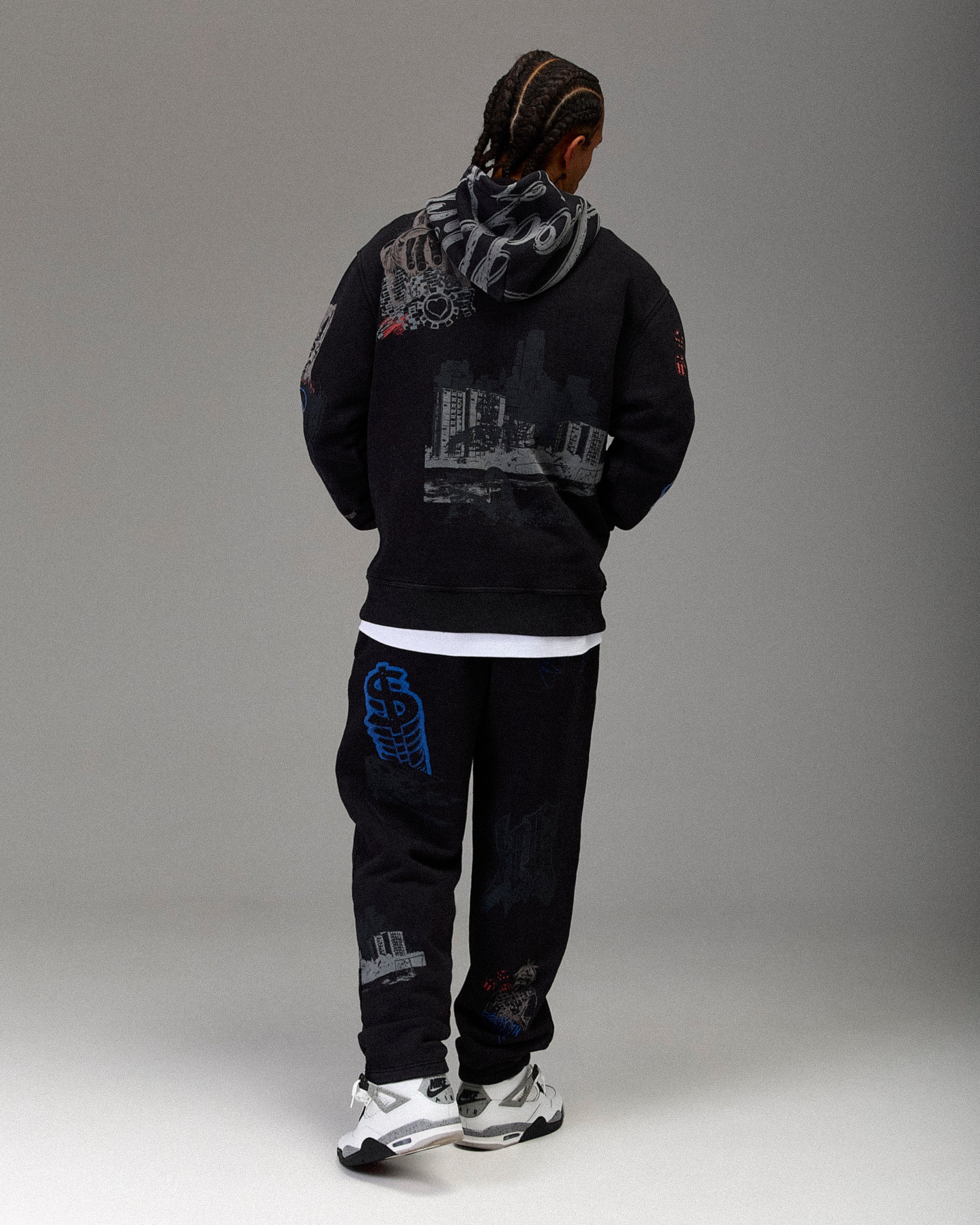The Winner's Circle Oversized Jogger - Black Wash - Image 7