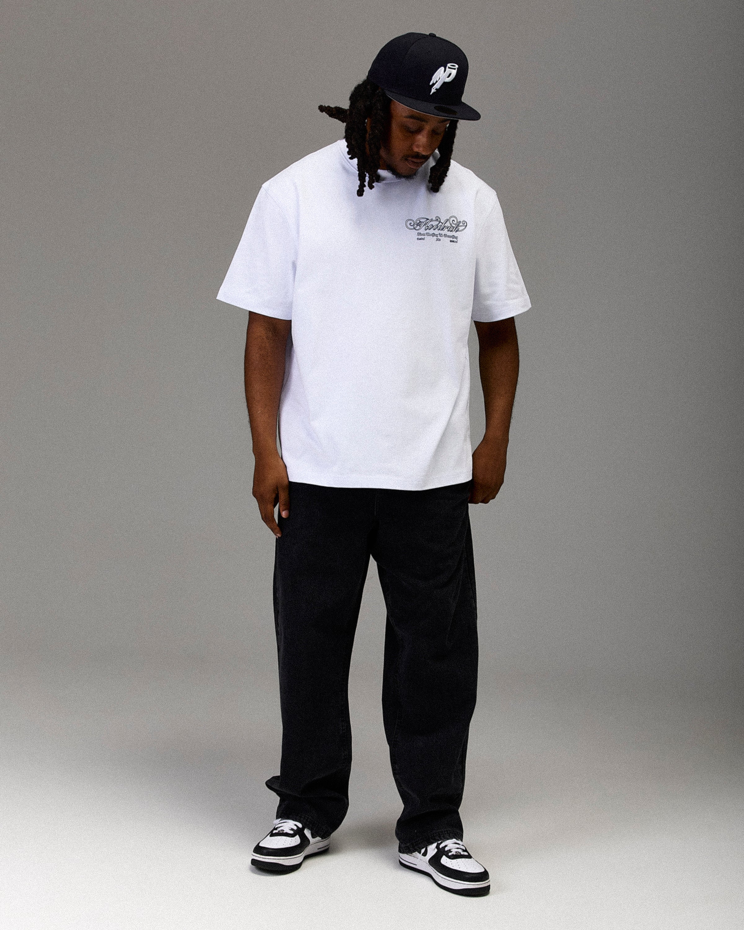 The Winner's Circle Oversized T-Shirt - White/Blue - Image 12