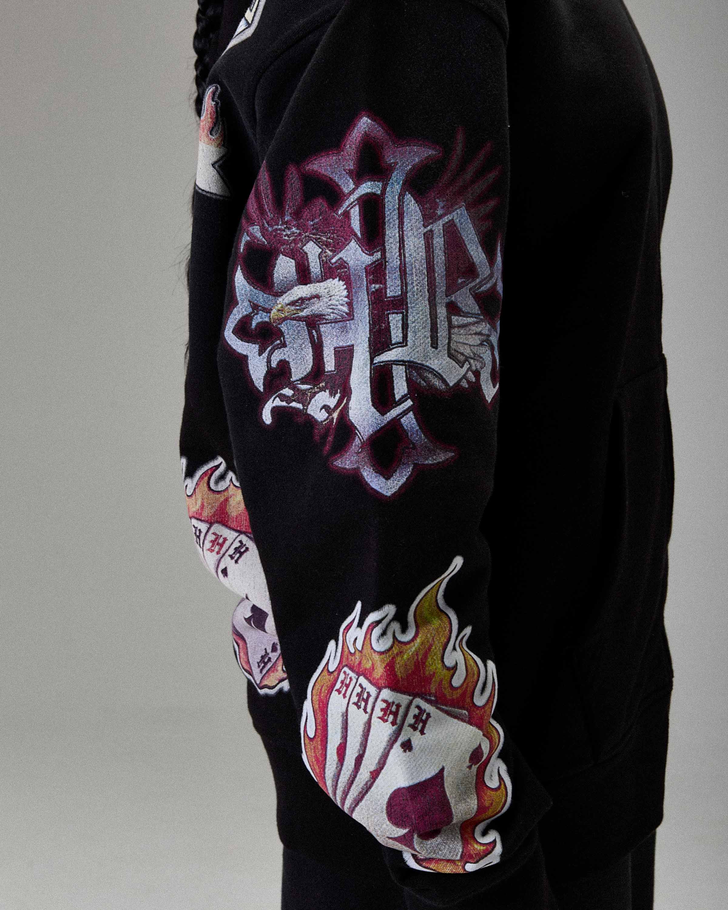 The Winner's Circle Phase Oversized Zip Hoodie - Black - Image 22