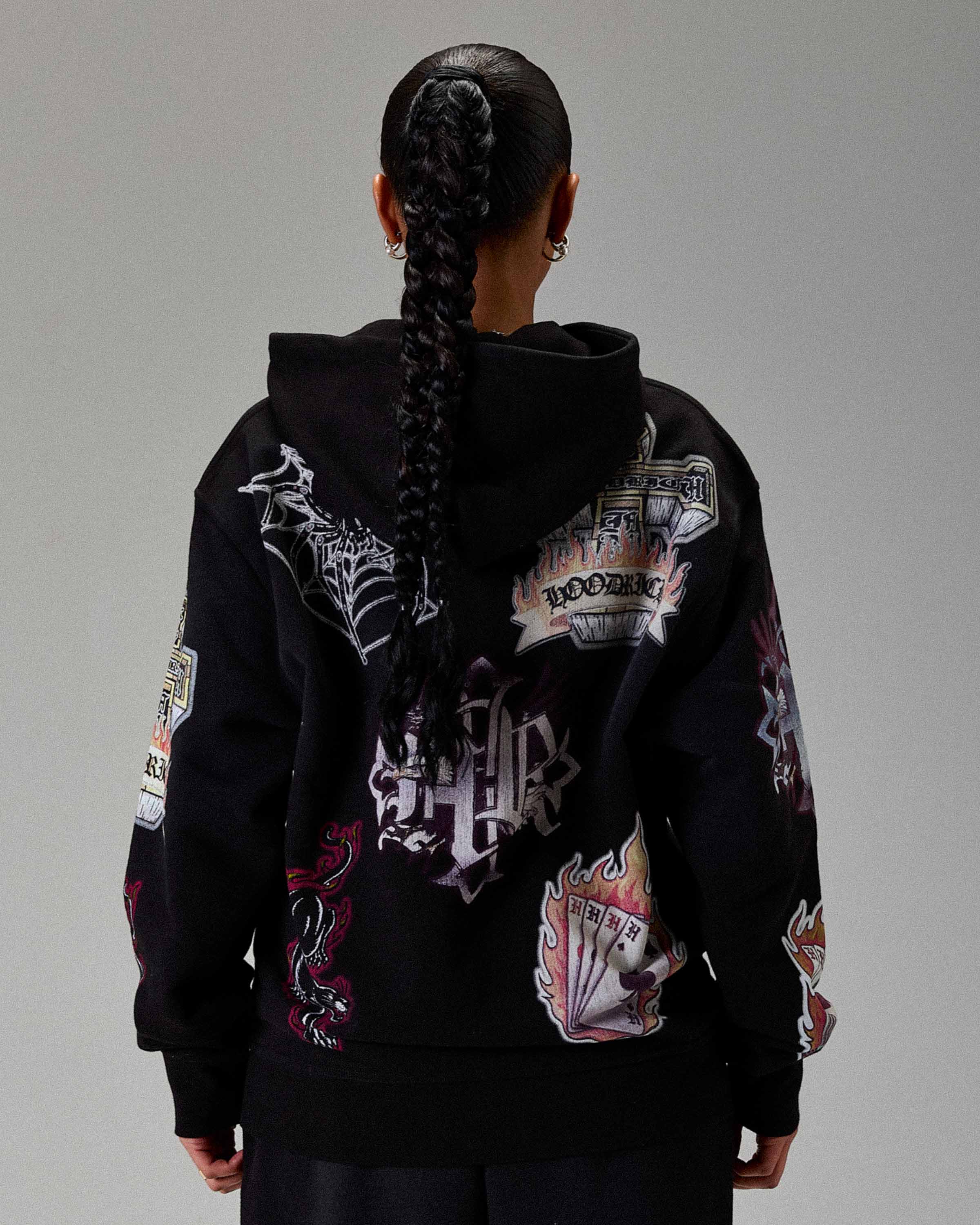 The Winner's Circle Phase Oversized Zip Hoodie - Black - Image 25