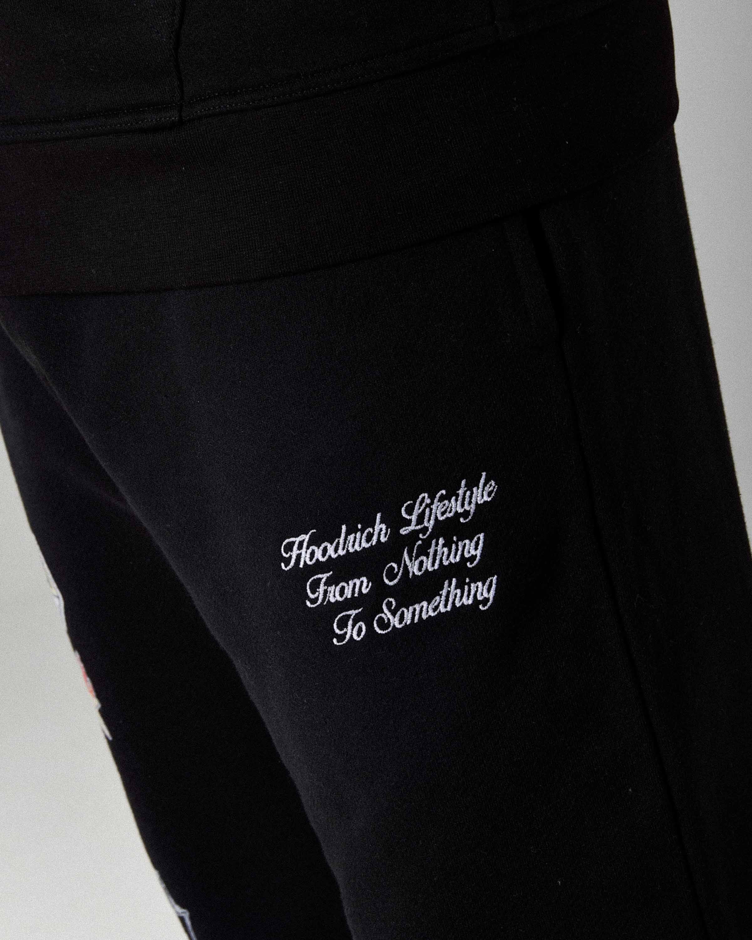 The Winner's Circle Phase Oversized Open Hem Joggers - Black - Image 6