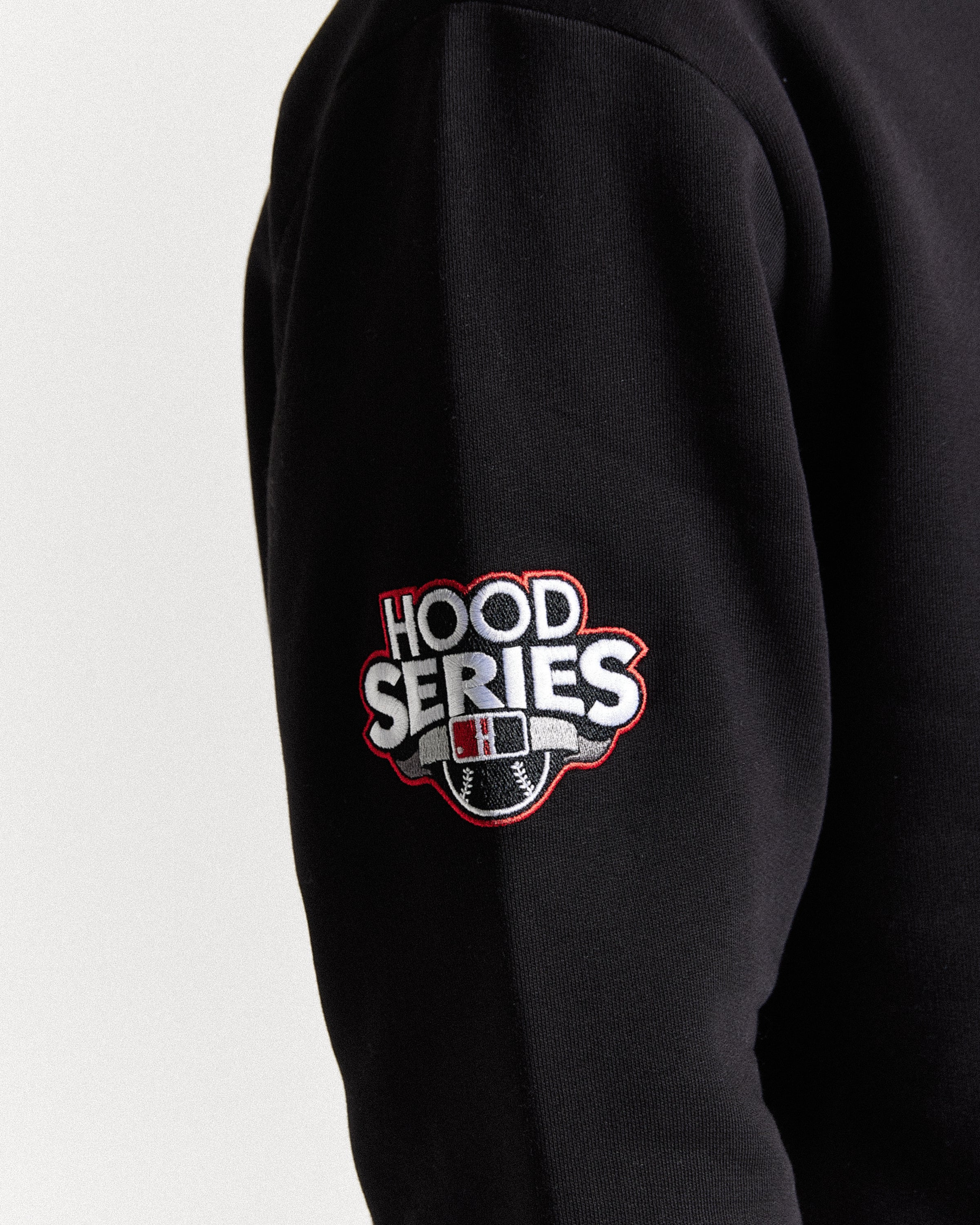 Stadium Hoodie - Black/White/Red - Image 6