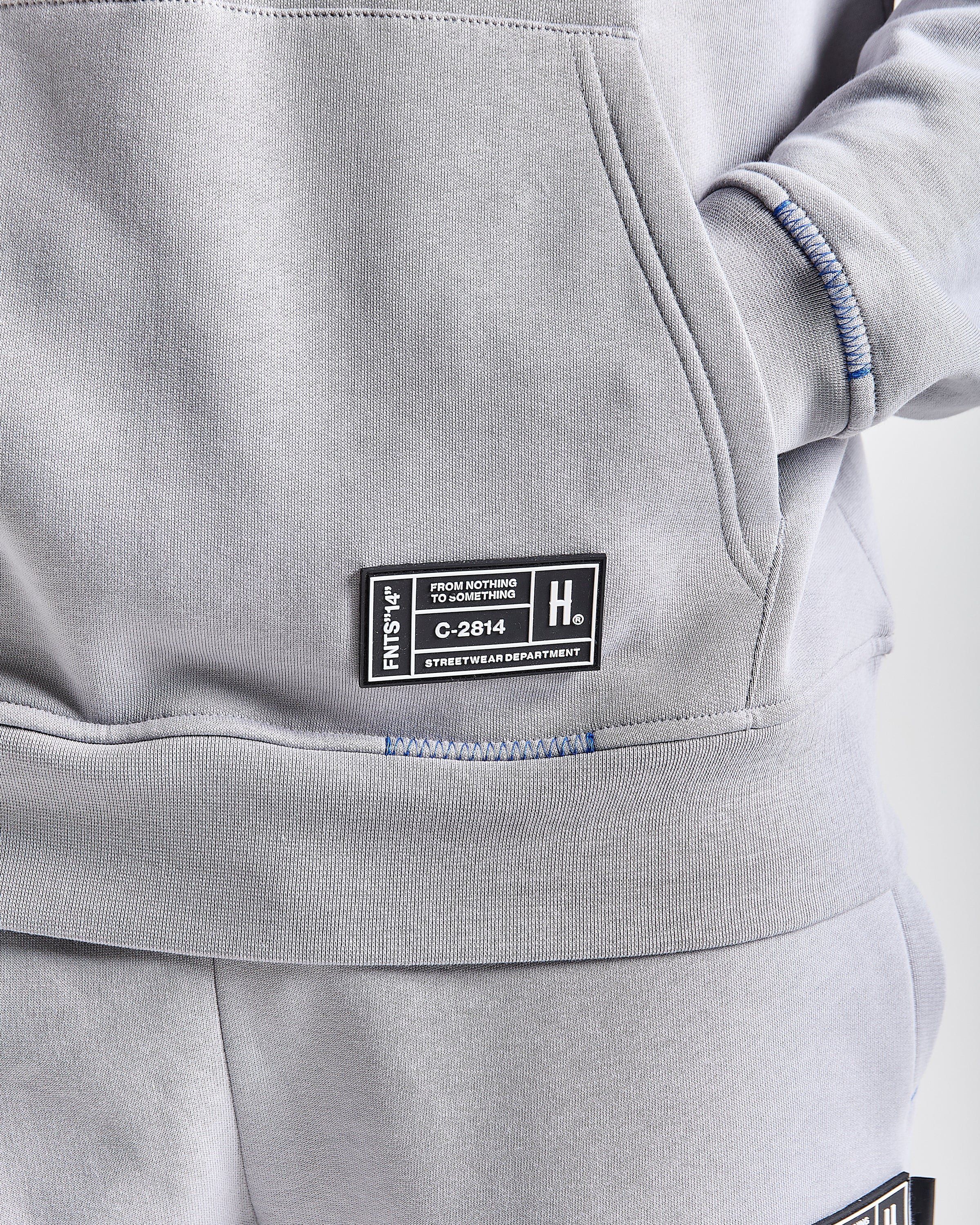 Blend Hoodie - Grey/Black/Blue - Image 4