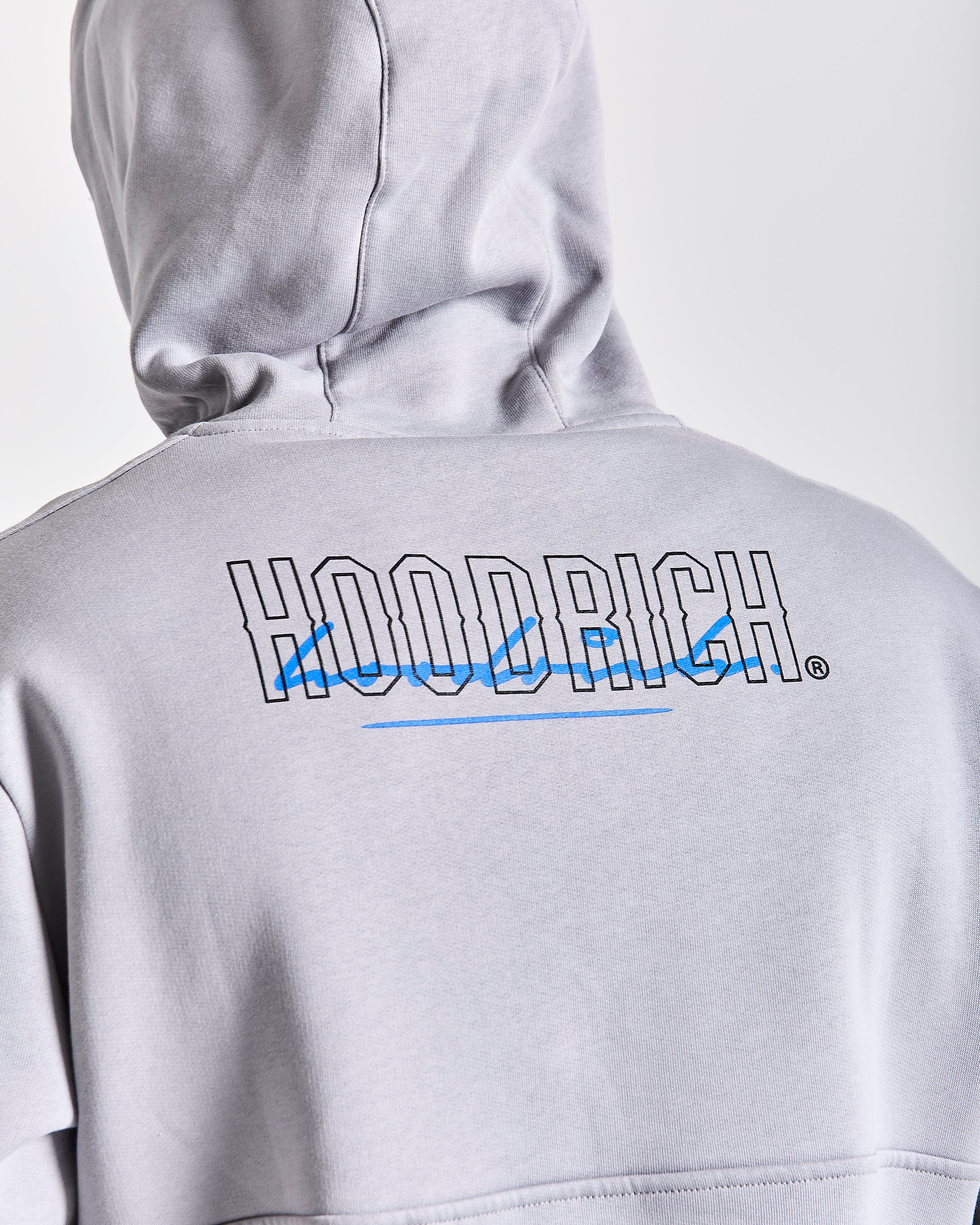 Blend Hoodie - Grey/Black/Blue - Image 8
