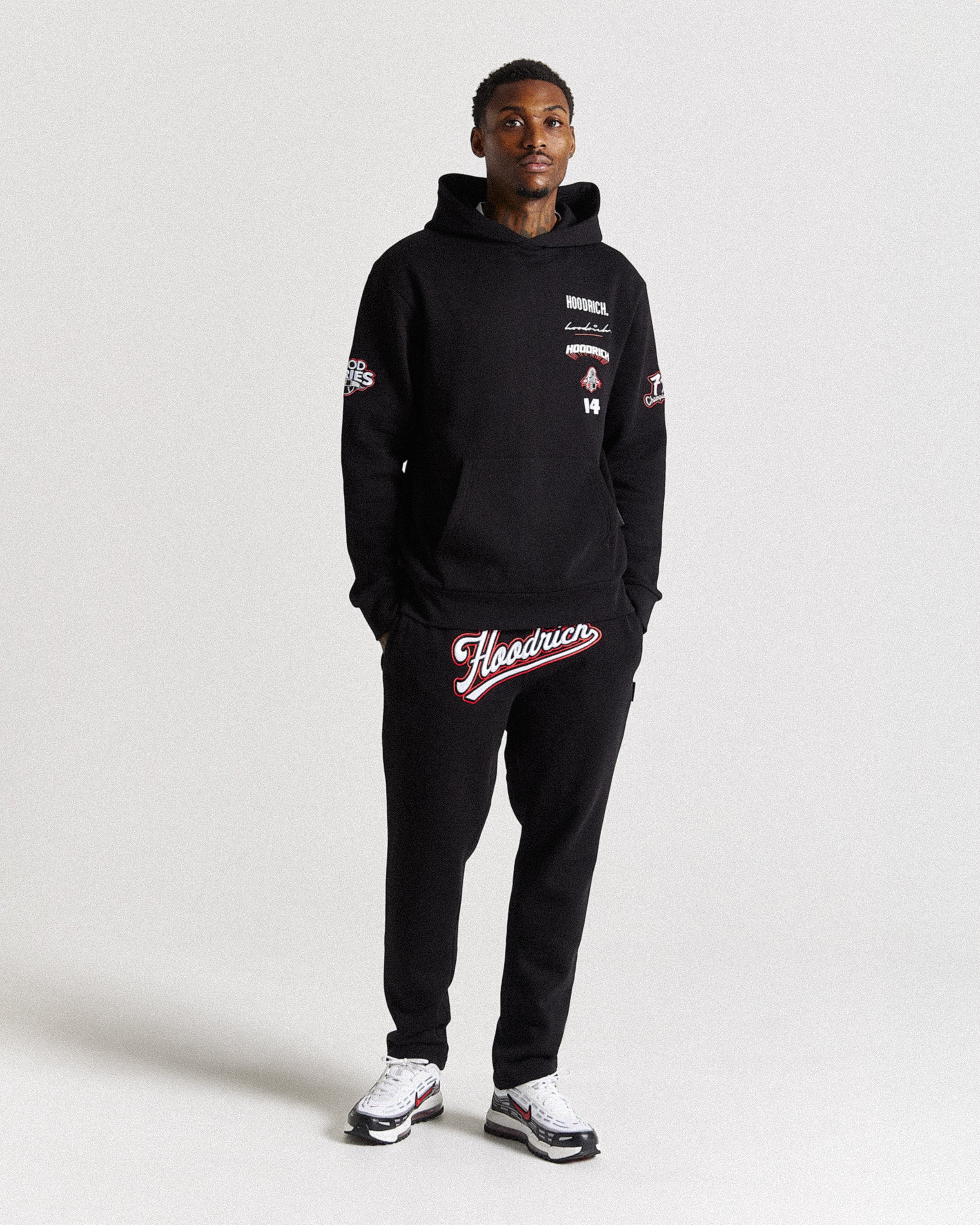 Stadium Jogger - Black/White/Red - Image 2