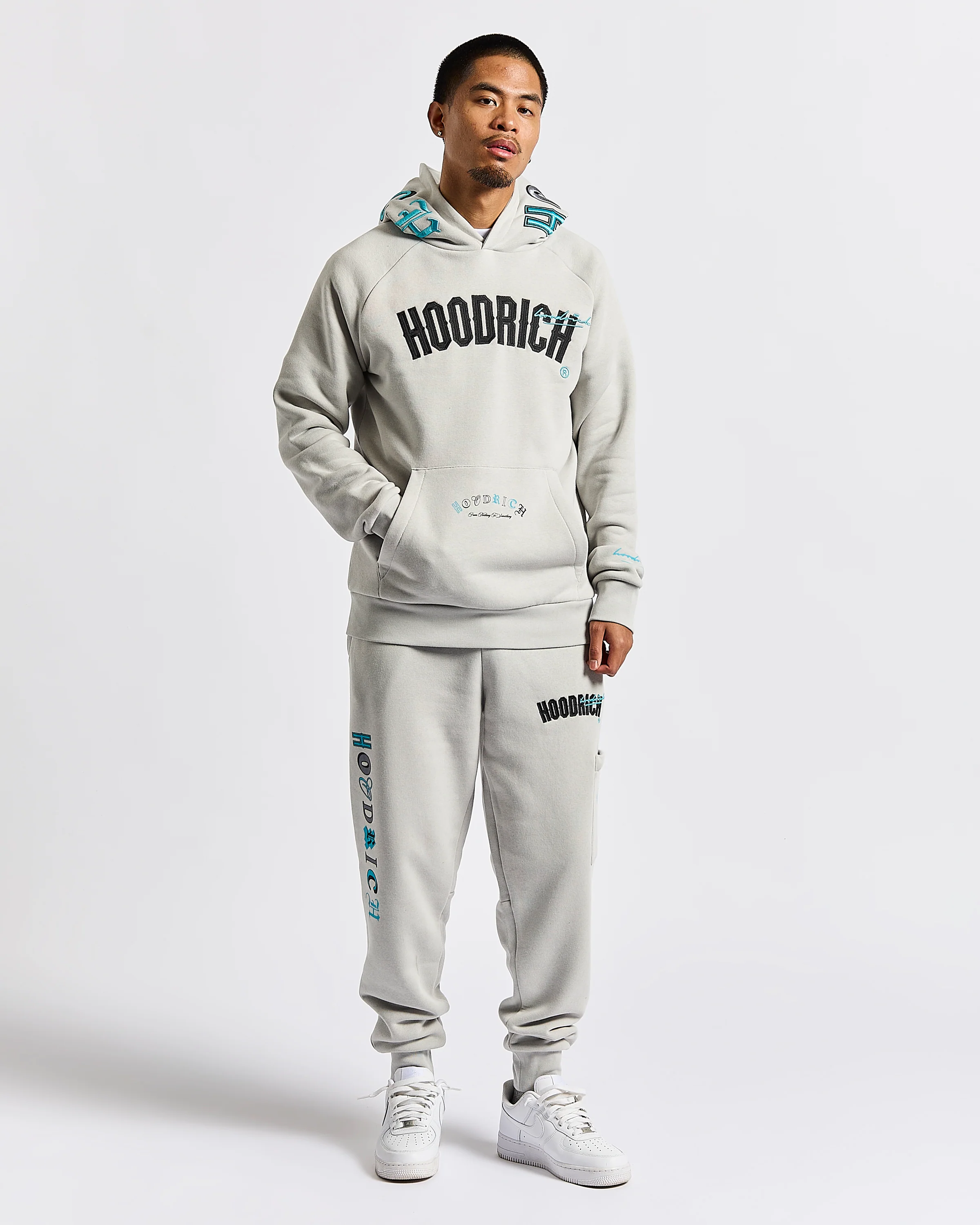 Heat Jogger - Light Grey/Black/Blue - Image 3