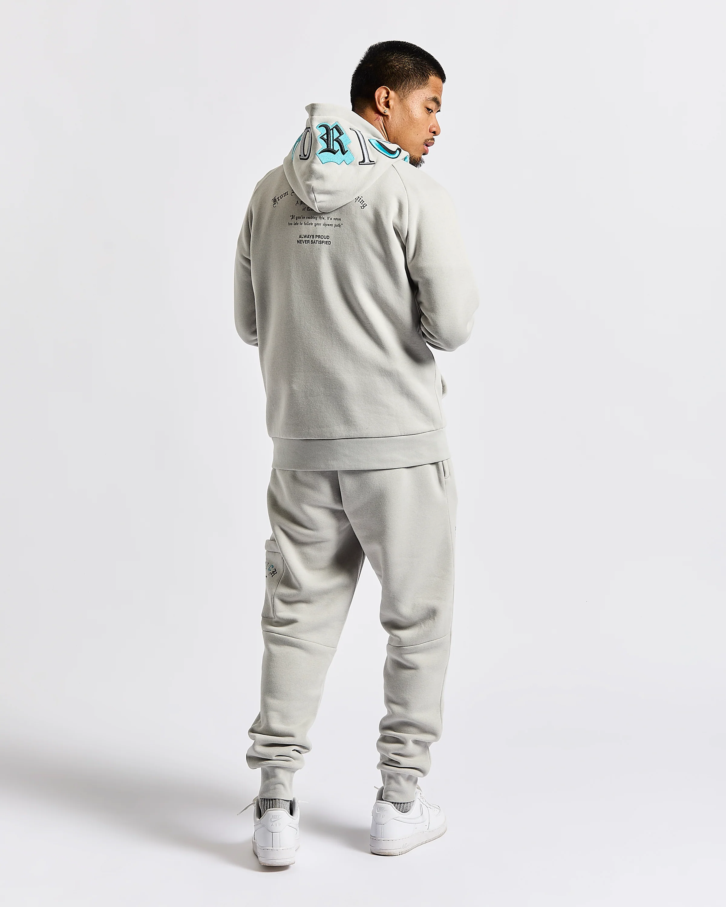 Heat Jogger - Light Grey/Black/Blue - Image 8