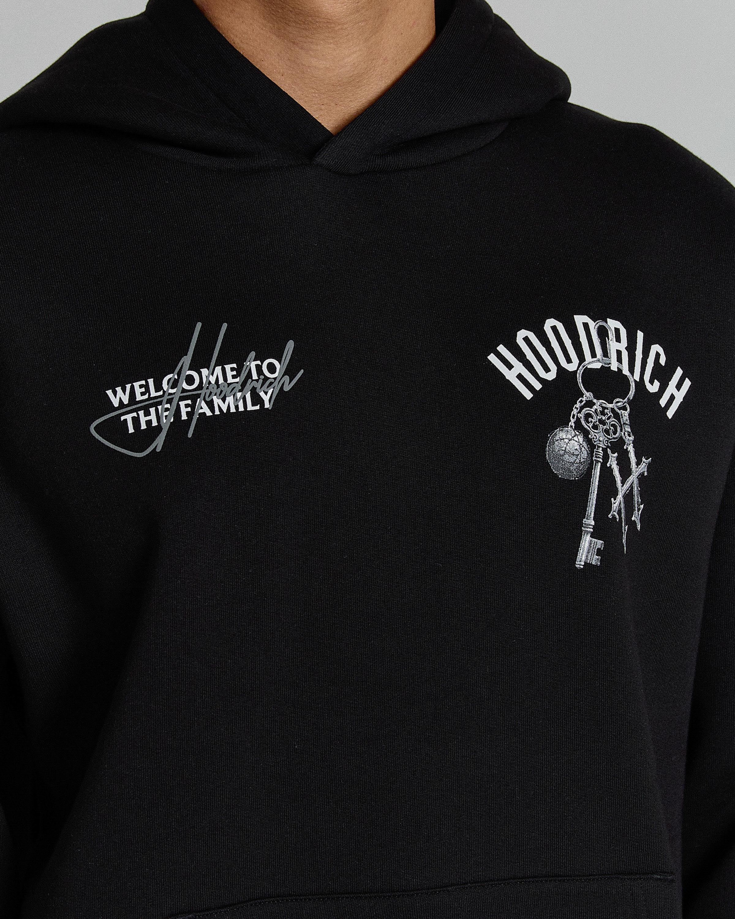 Rite Oversized Hoodie - Black/White - Image 4