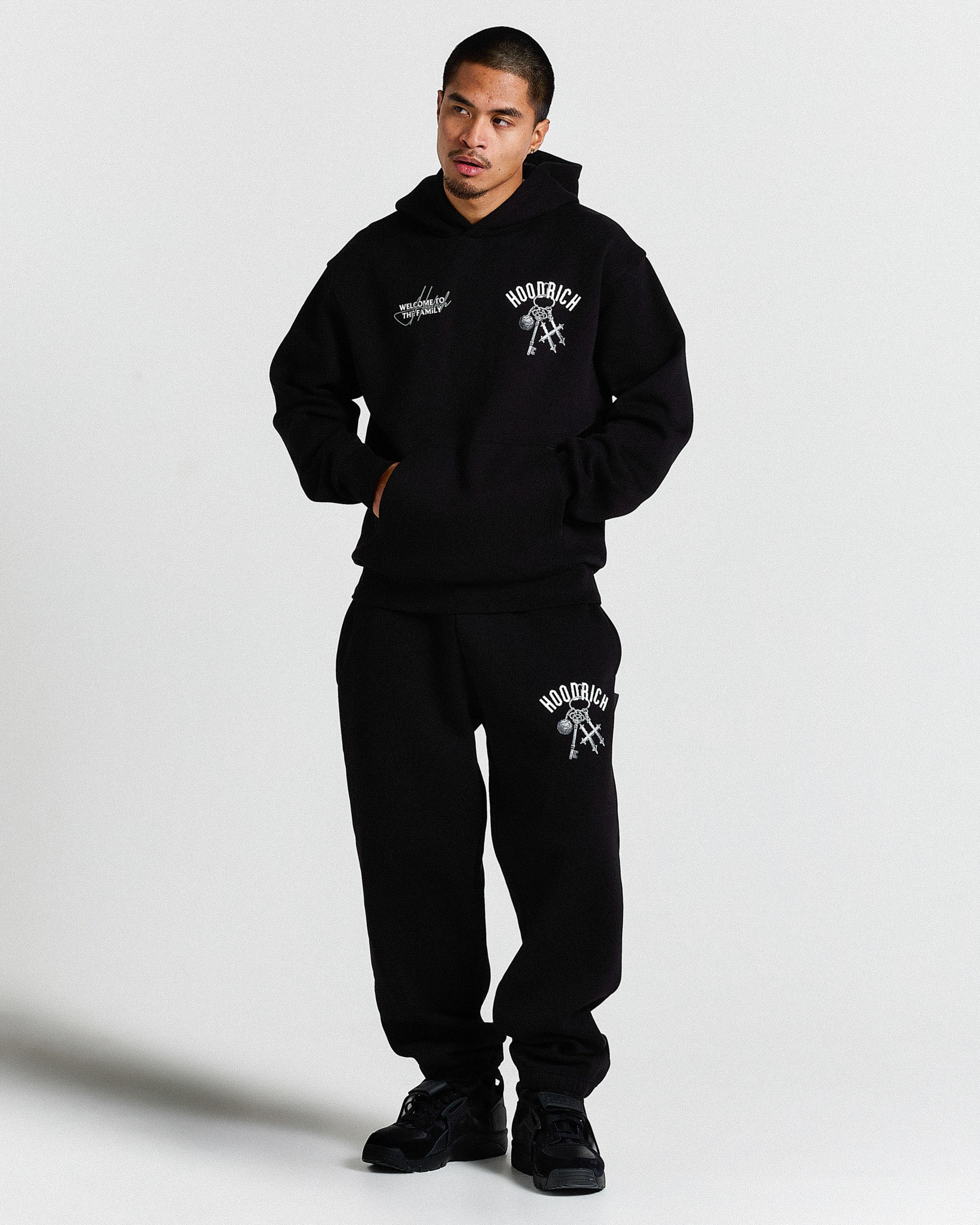 Rite Oversized Hoodie - Black/White - Image 5