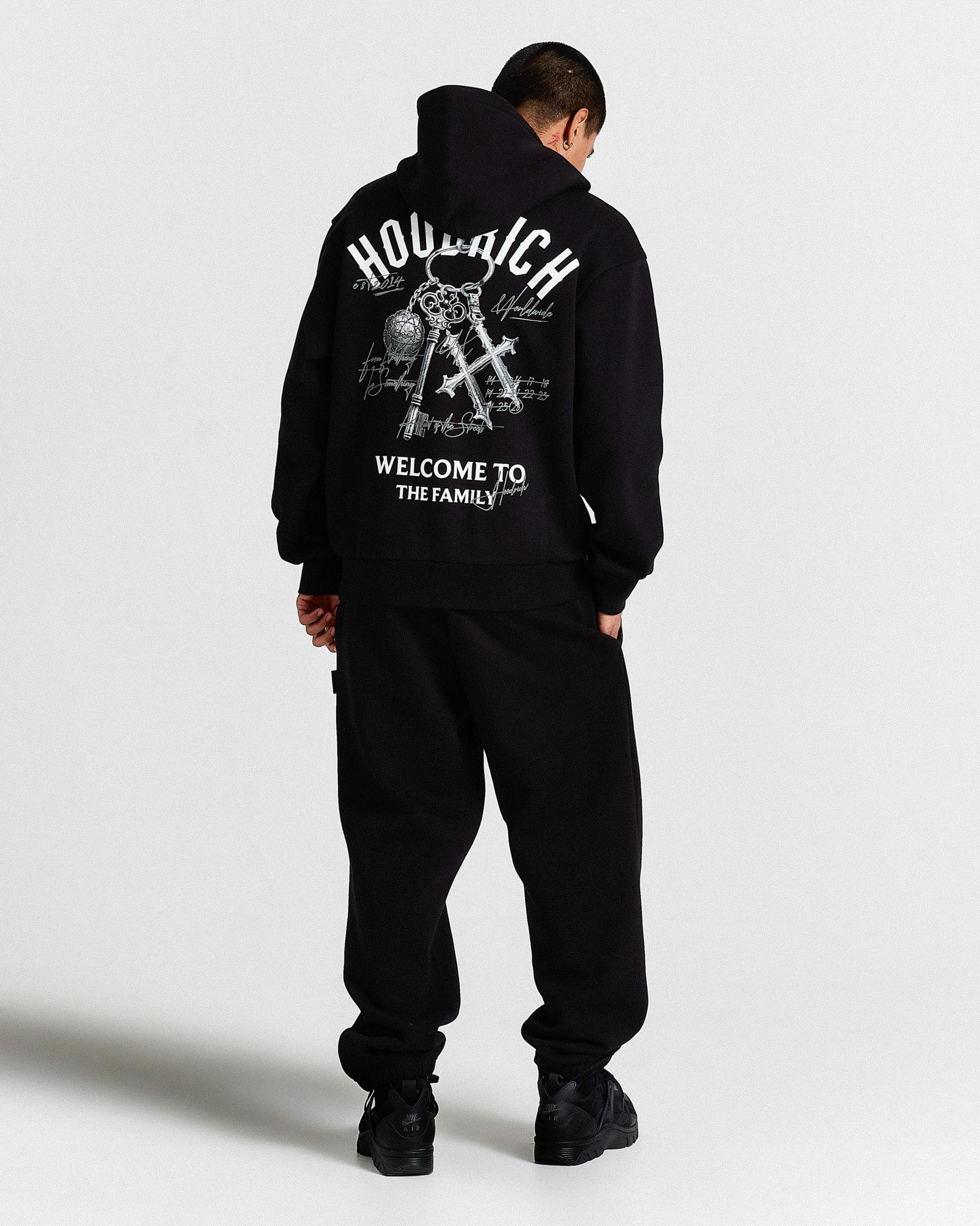 Rite Oversized Hoodie - Black/White - Image 6
