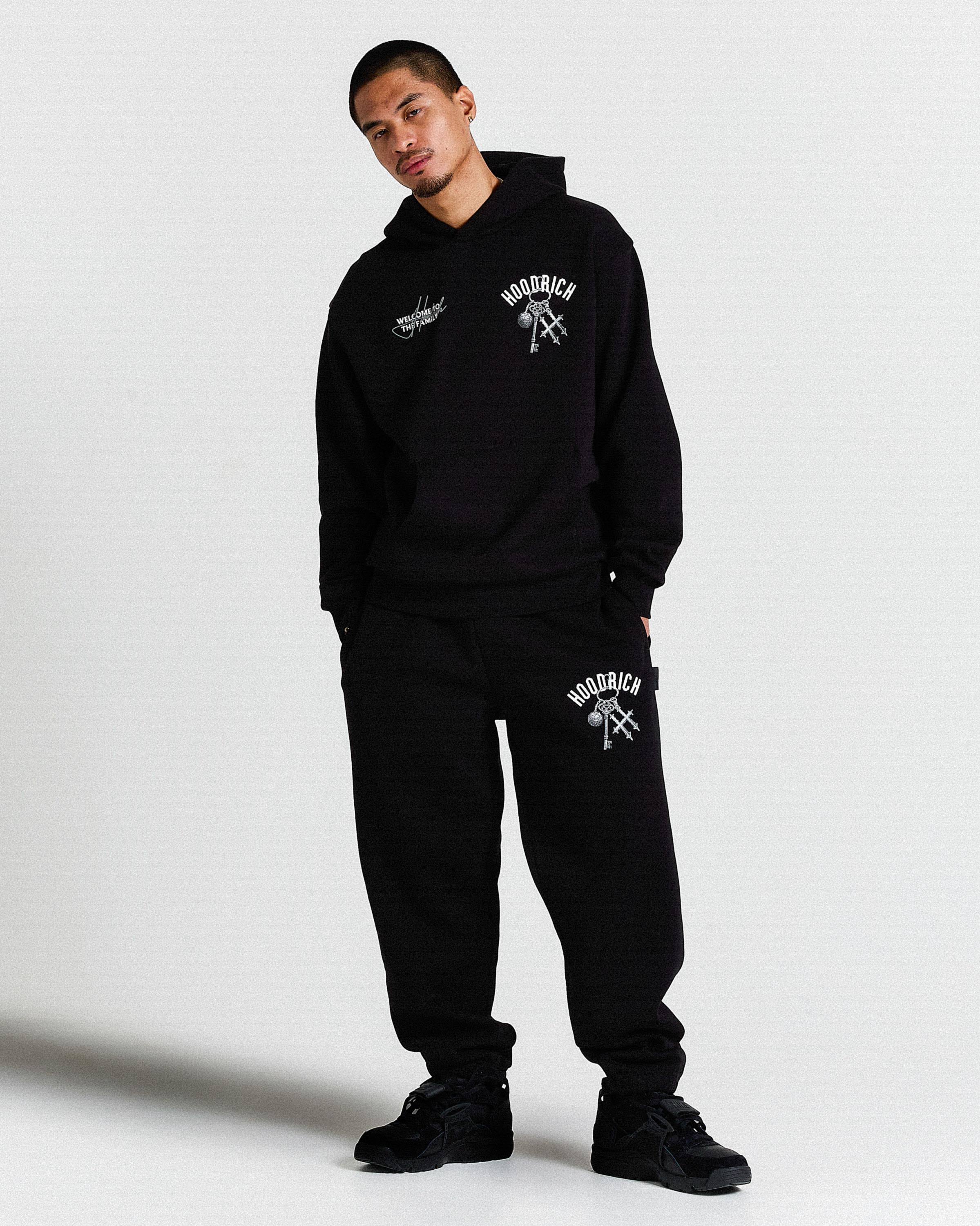 Rite Oversized Hoodie - Black/White - Image 7