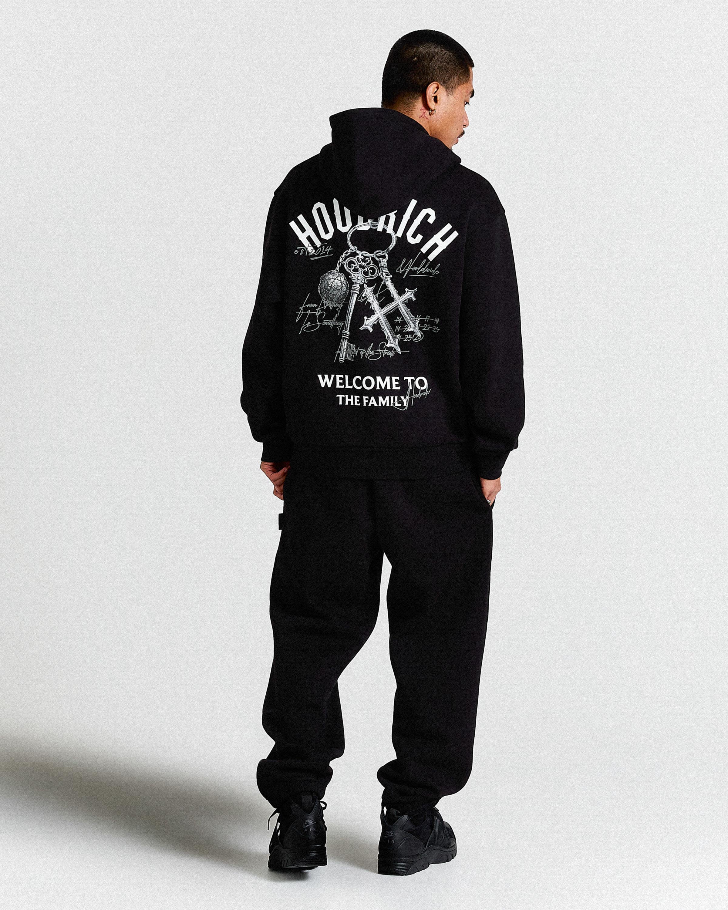 Rite Oversized Hoodie - Black/White - Image 8