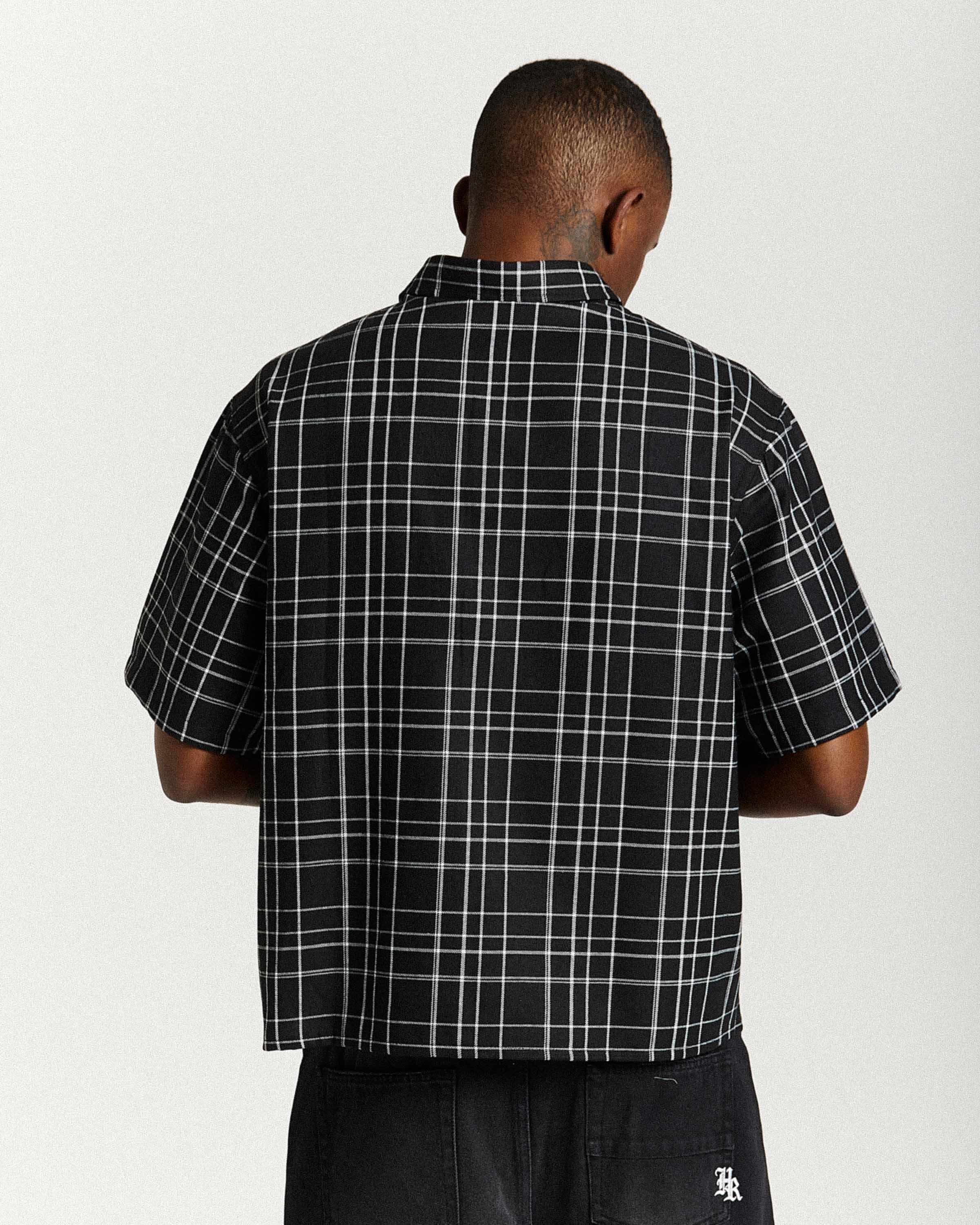 Rito Oversized Shirt - Black/White - Image 3