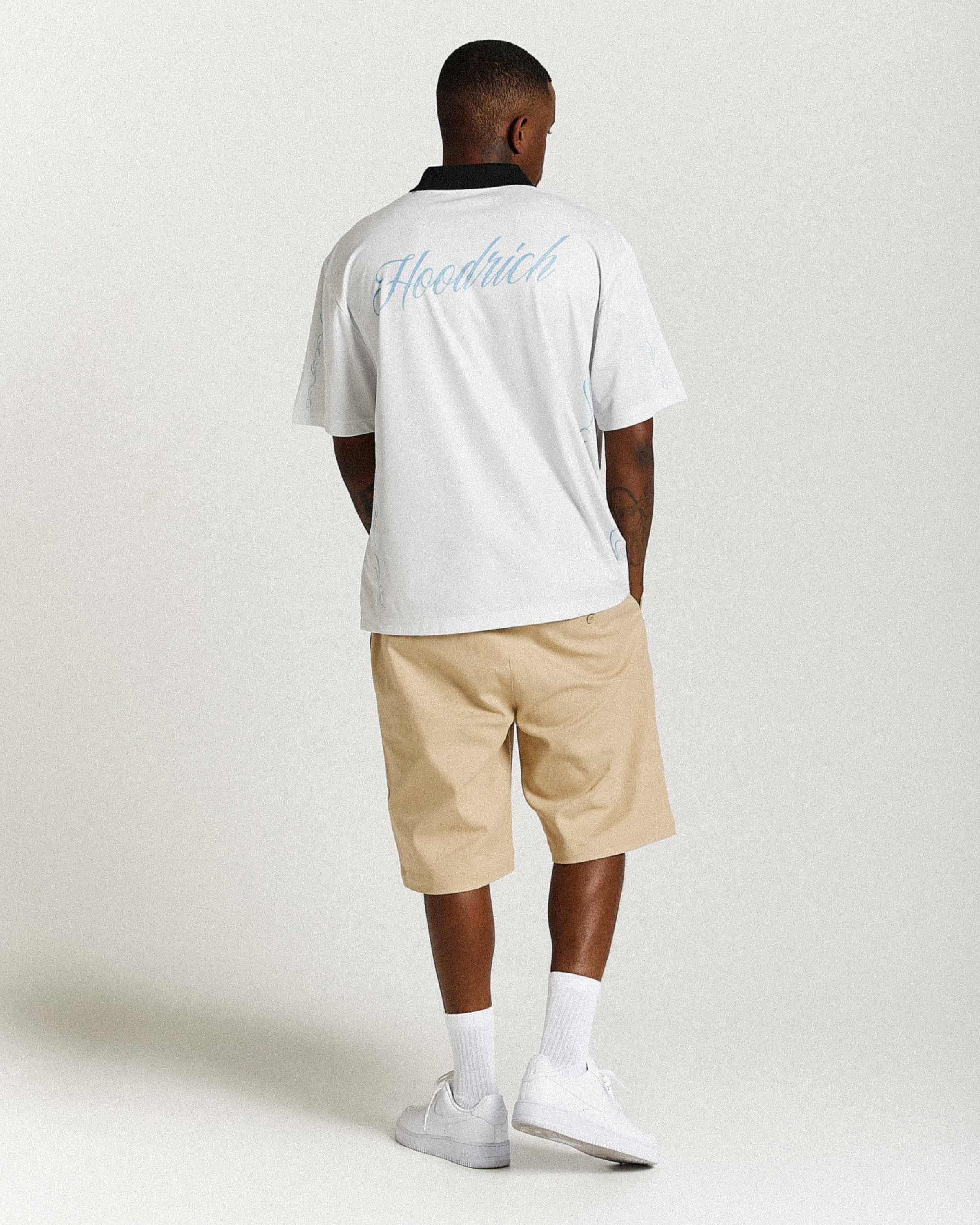 Rito Woven Shorts - Khaki/White - Image 5