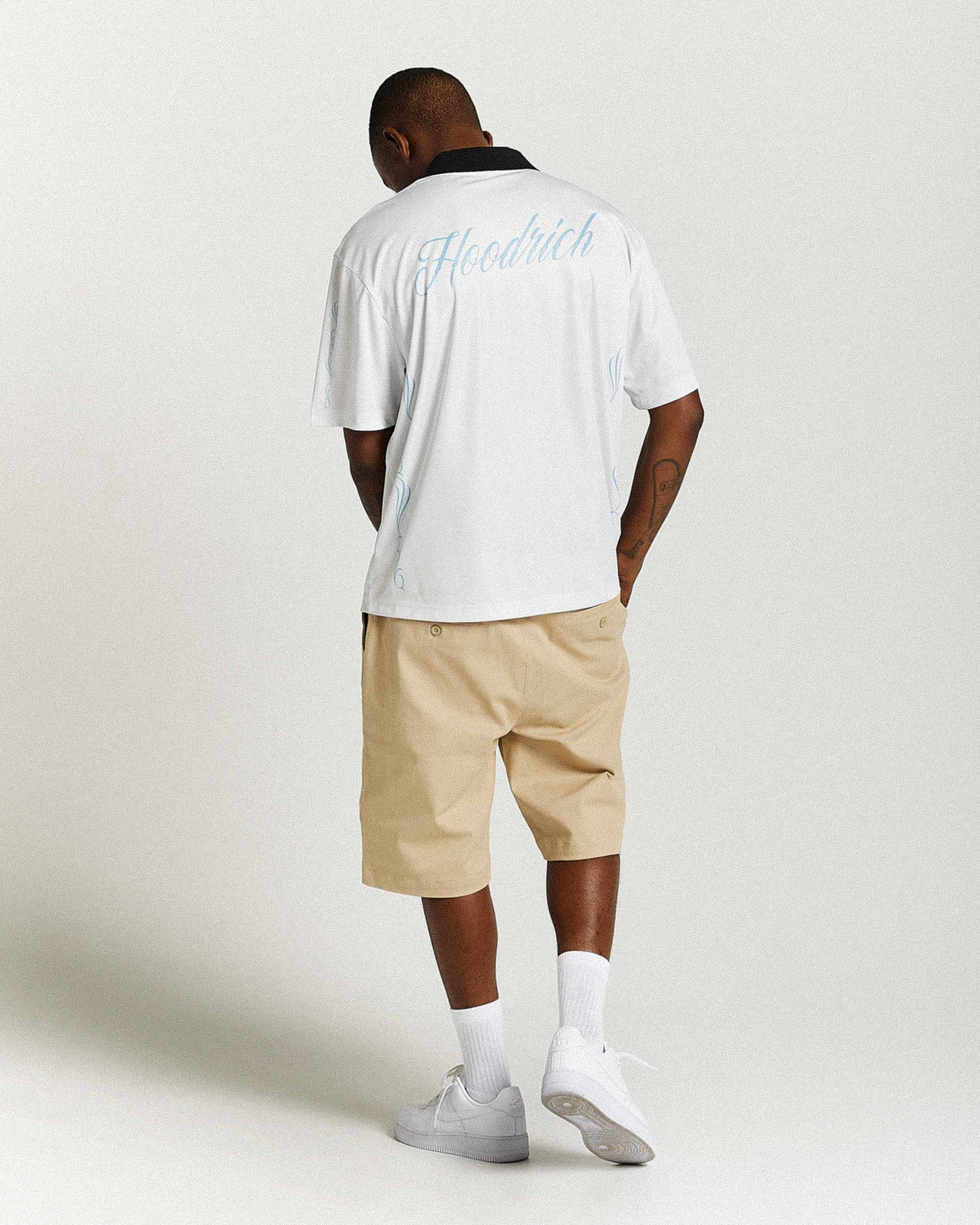 Rito Woven Shorts - Khaki/White - Image 6