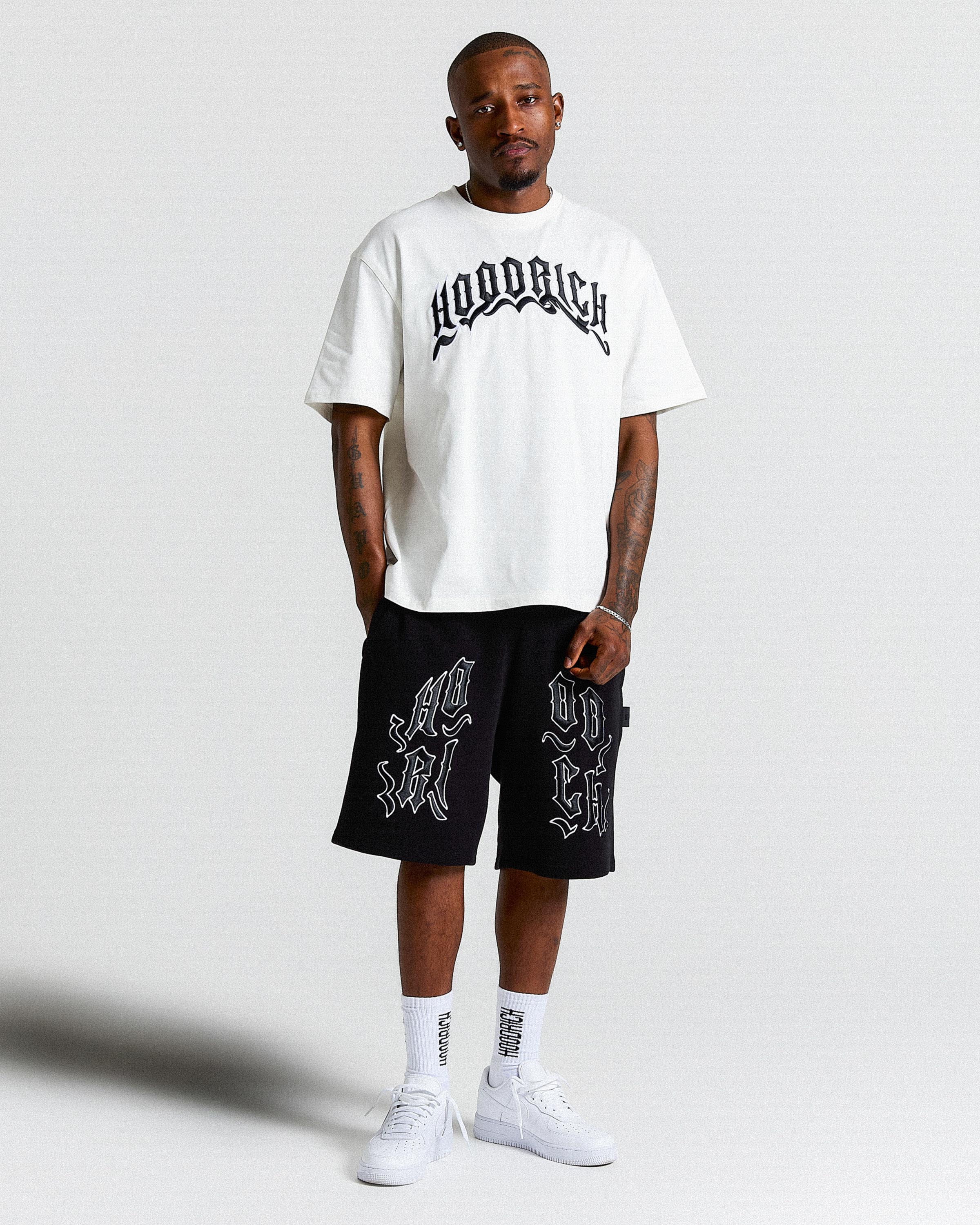 Ritual Oversized T-Shirt - White/Black - Image 3