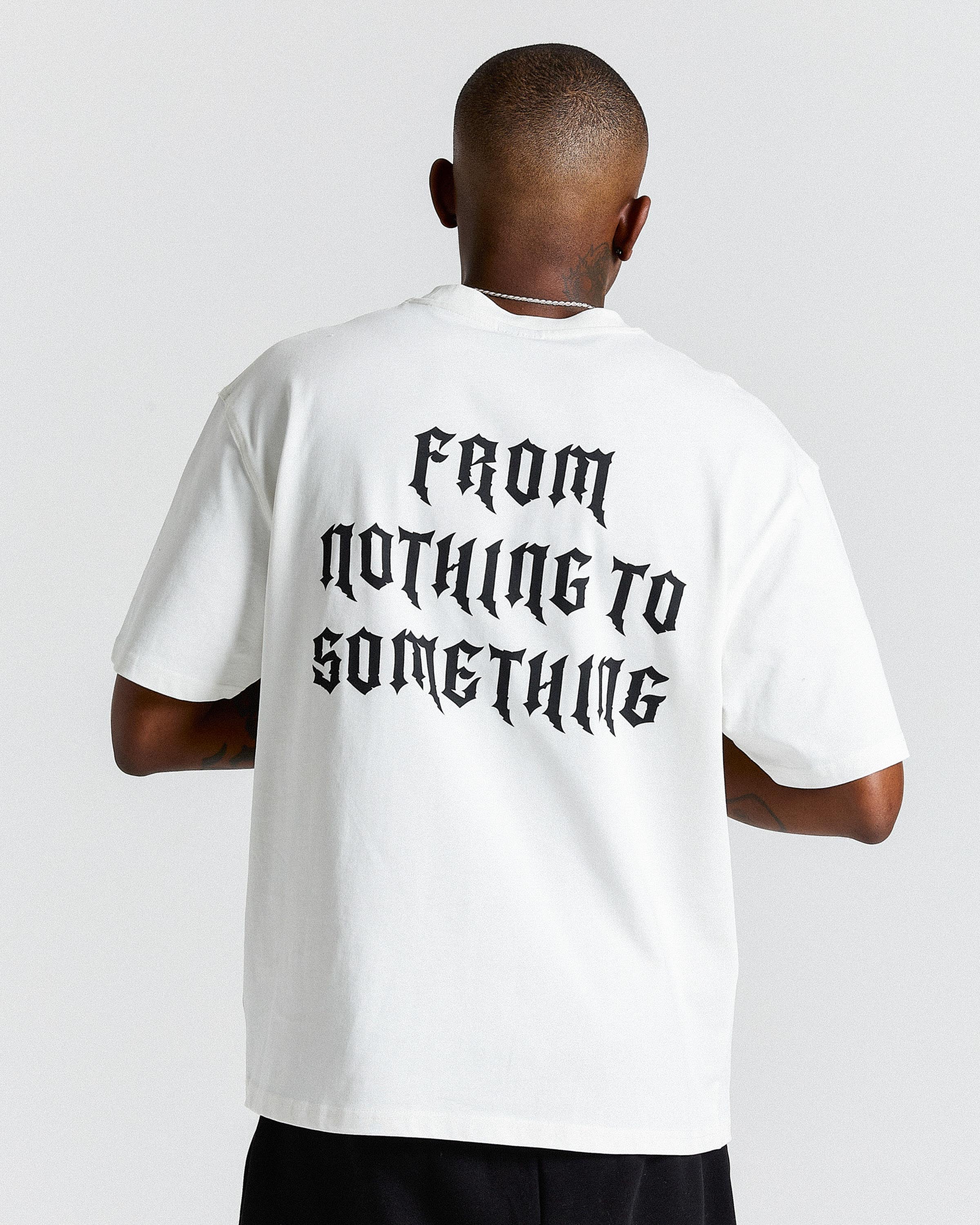 Ritual Oversized T-Shirt - White/Black - Image 7