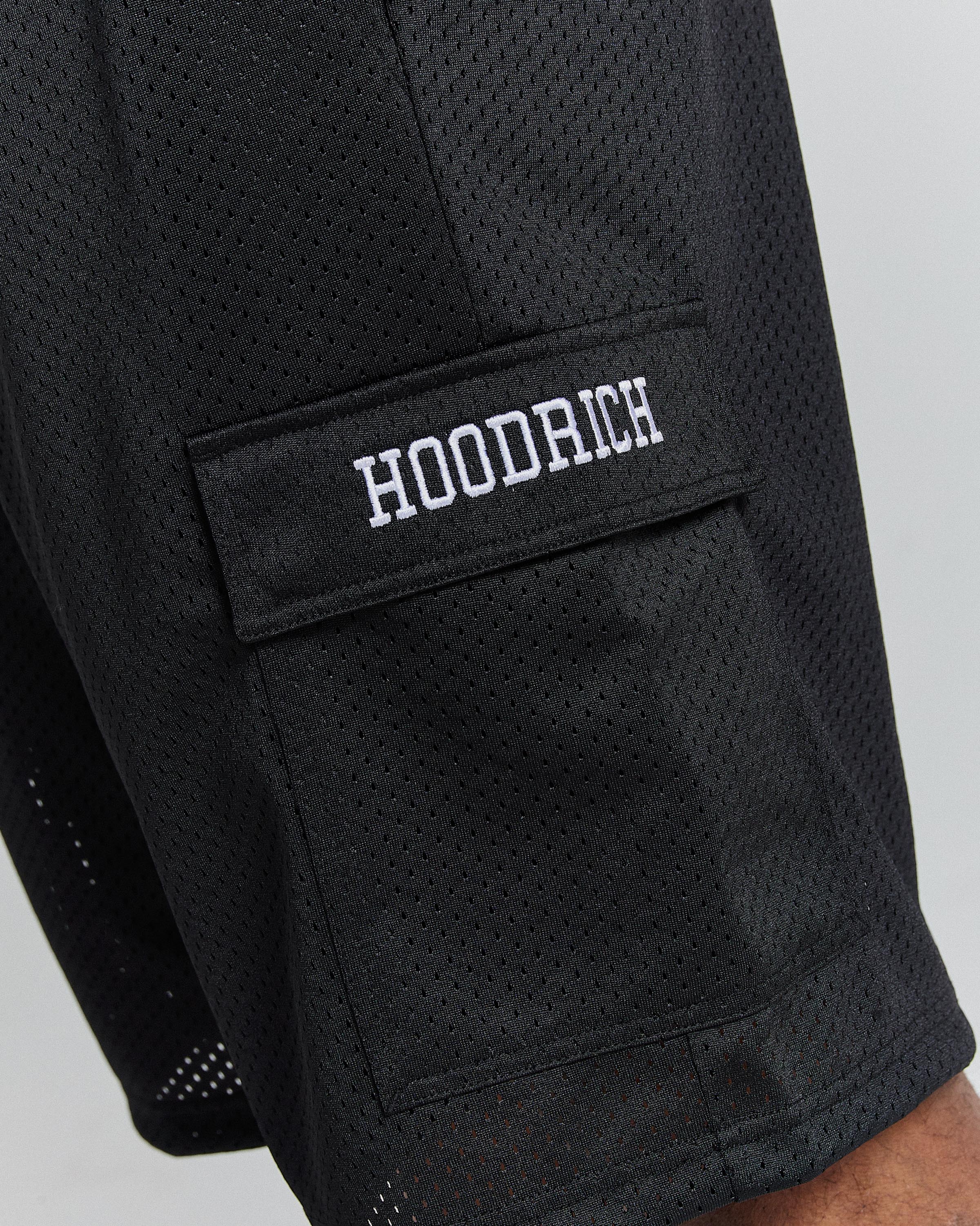 The Winner's Circle Roots Oversized Mesh Shorts - Black/white - Image 4