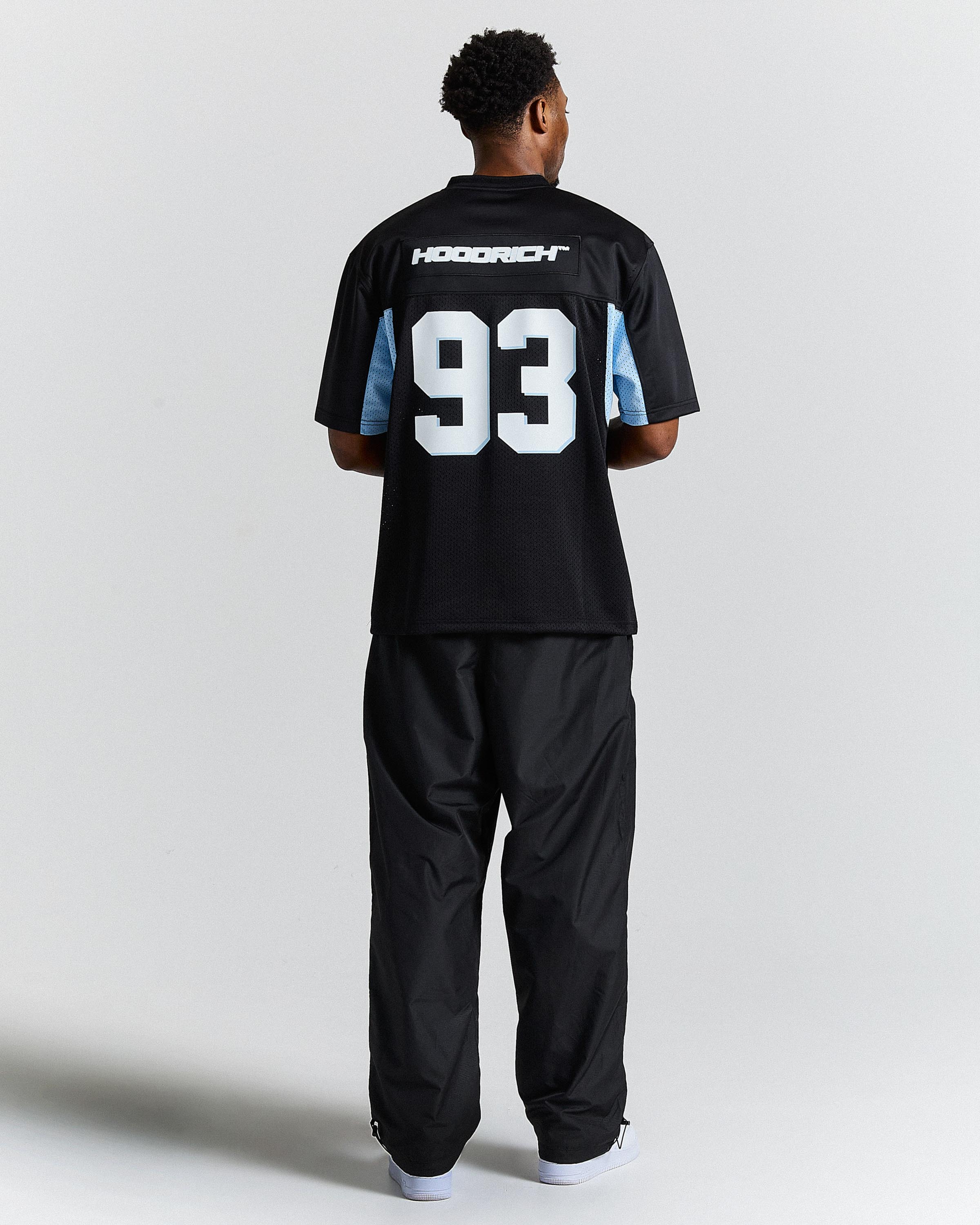 Ryder 93 Oversized Mesh Jersey - Black/White - Image 5