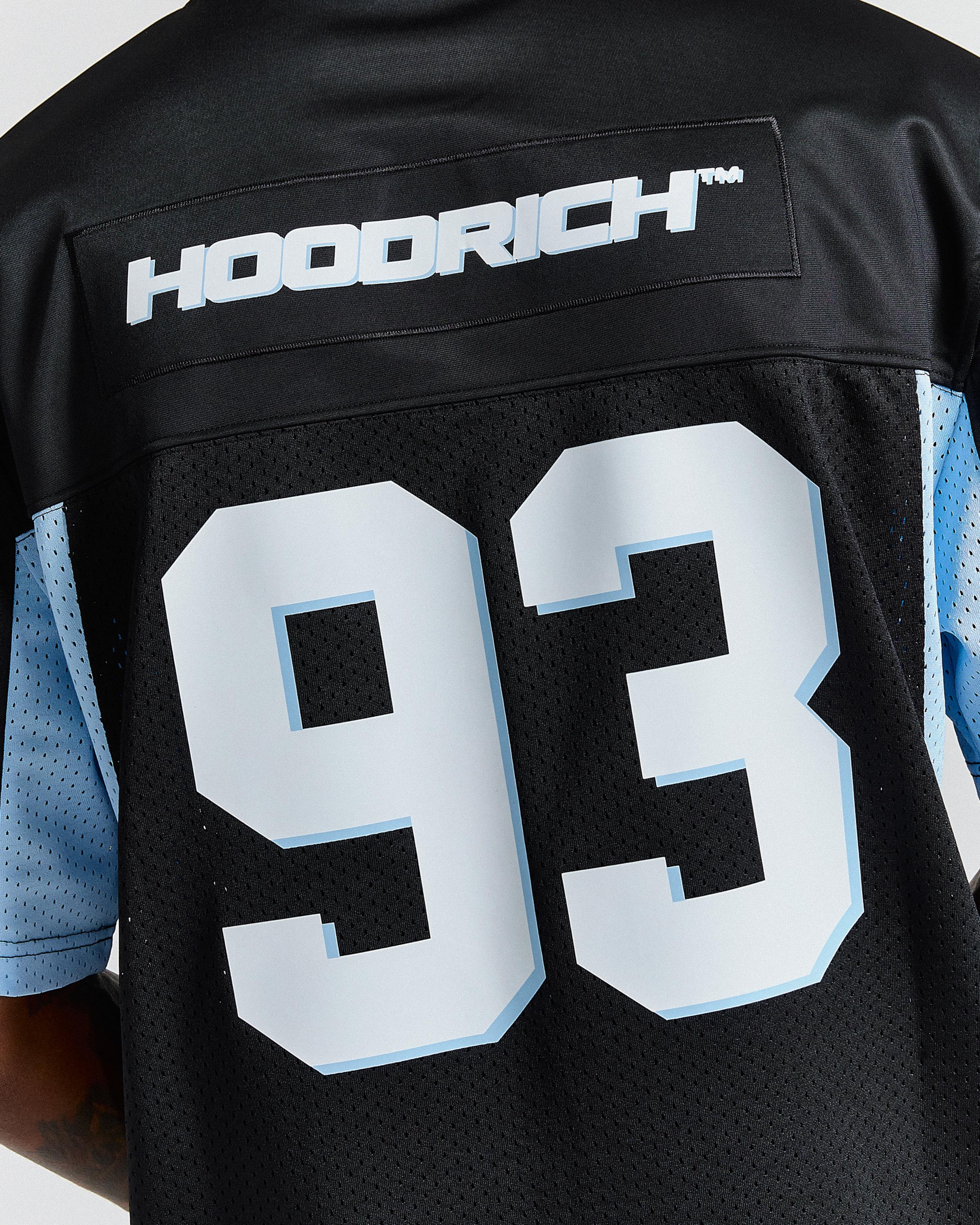 Ryder 93 Oversized Mesh Jersey - Black/White - Image 6