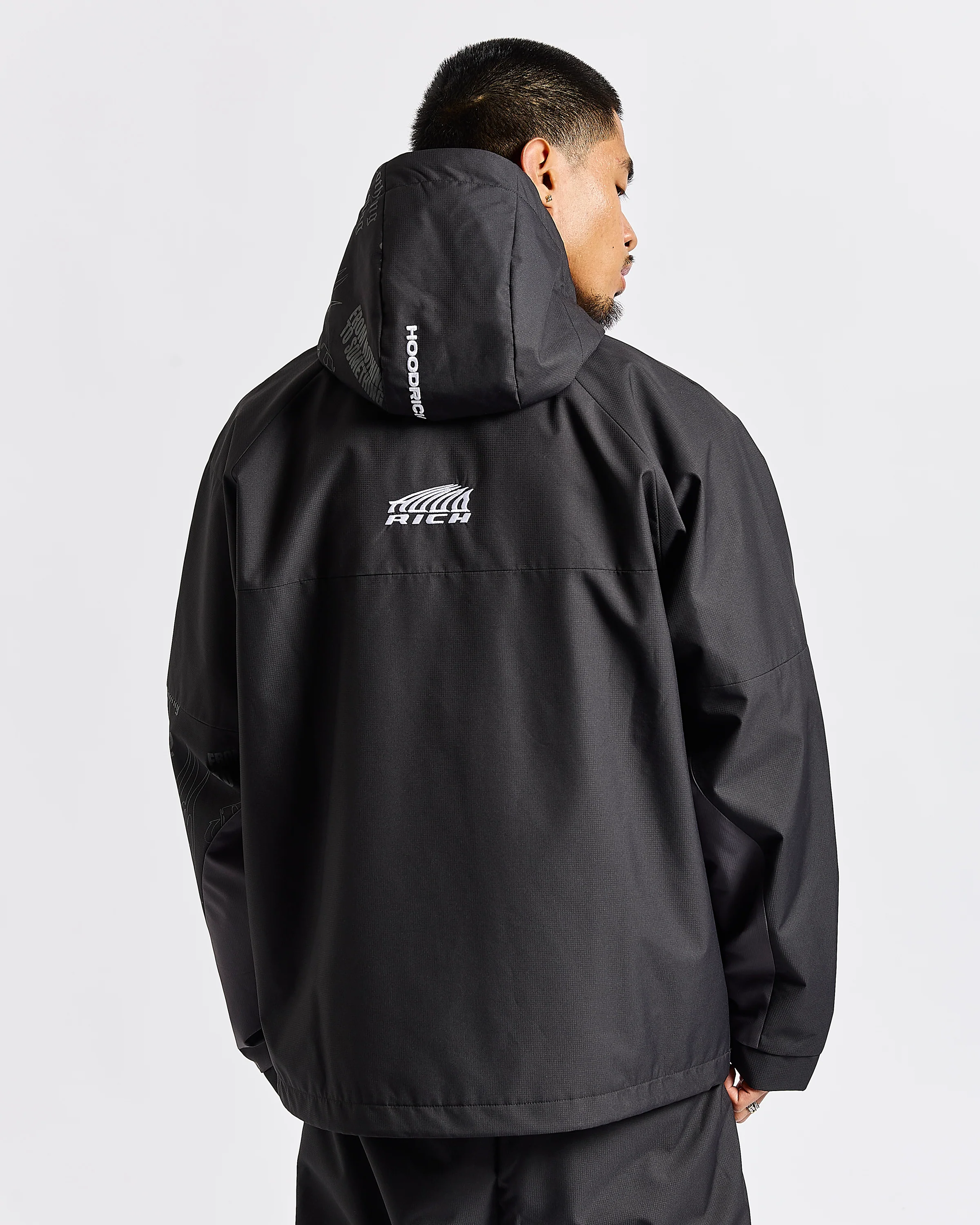 Chroma Shell Jacket - Black/White - Image 6